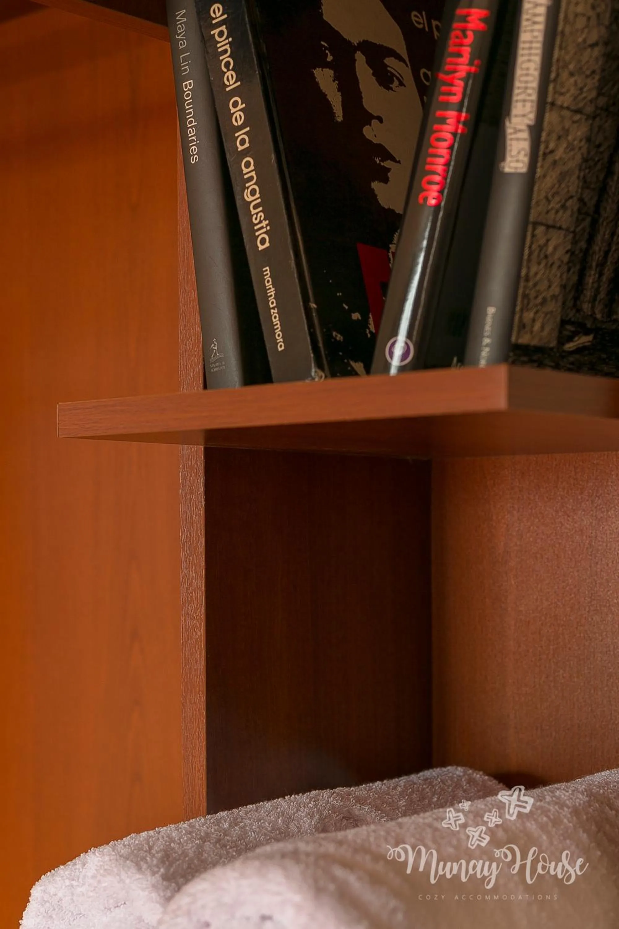 Decorative detail, Bed in Munay House, apartment in the center of Cusco