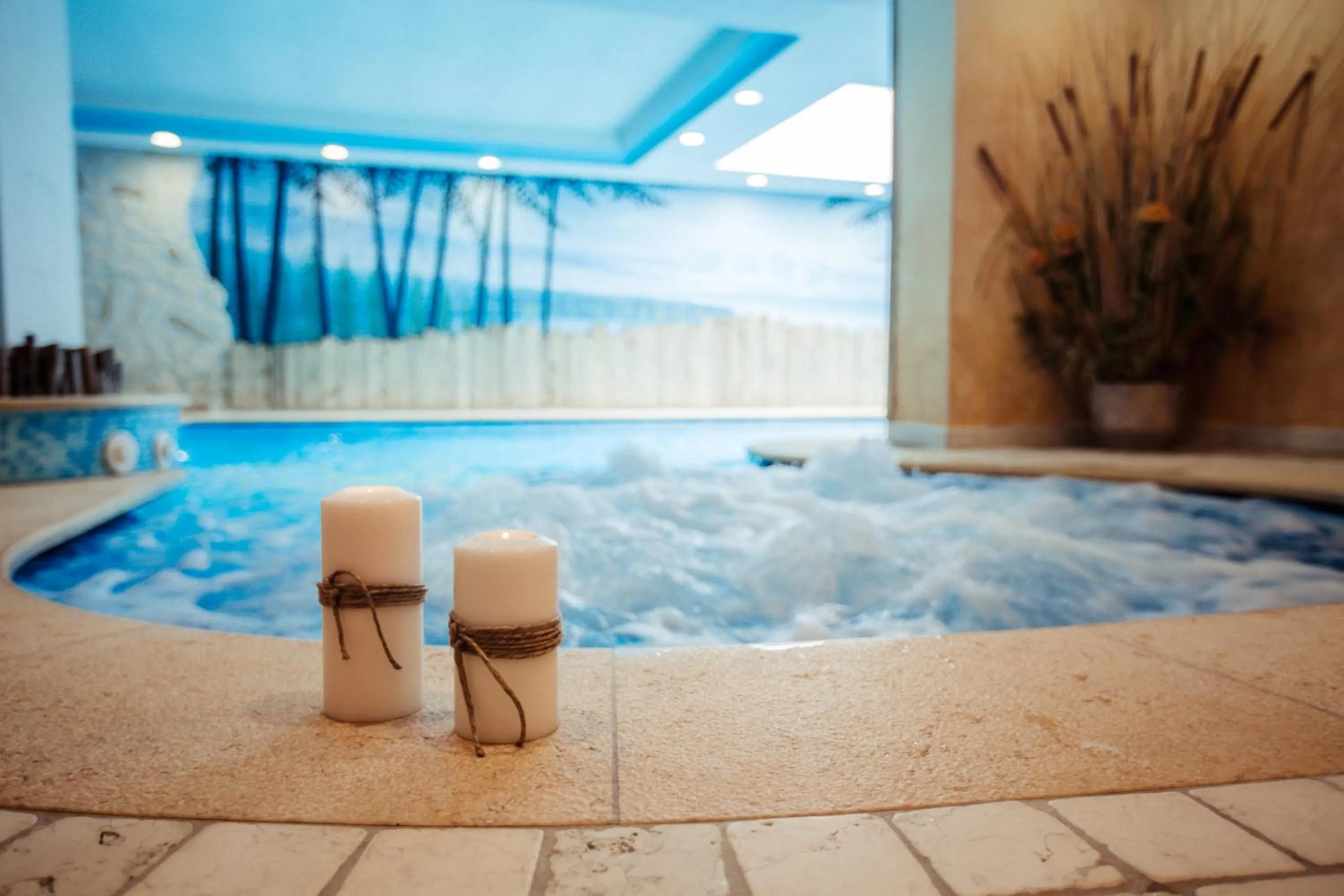 Swimming pool in Albergo Dimaro Wellness Hotel