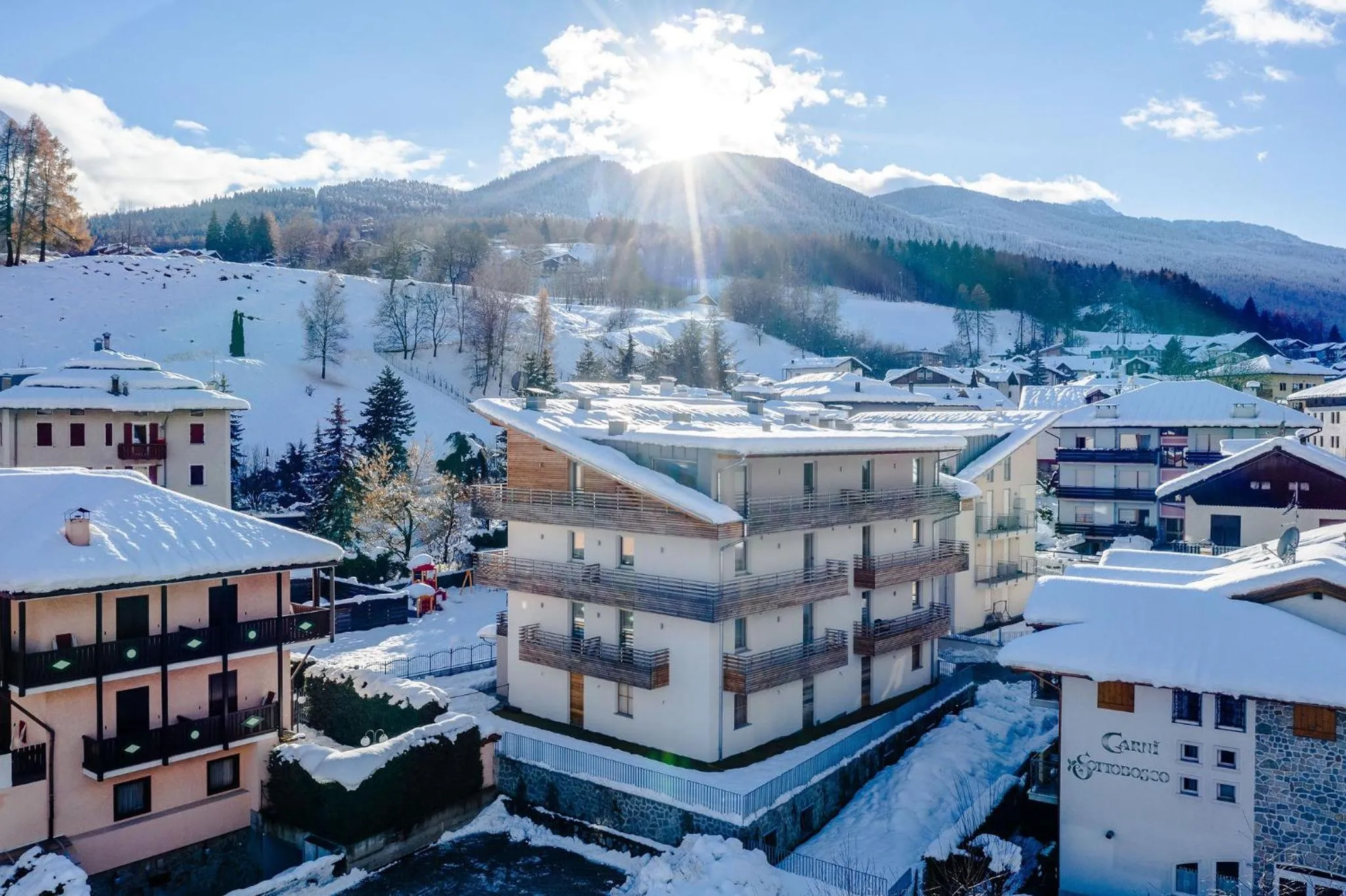 Property building in Albergo Dimaro Wellness Hotel