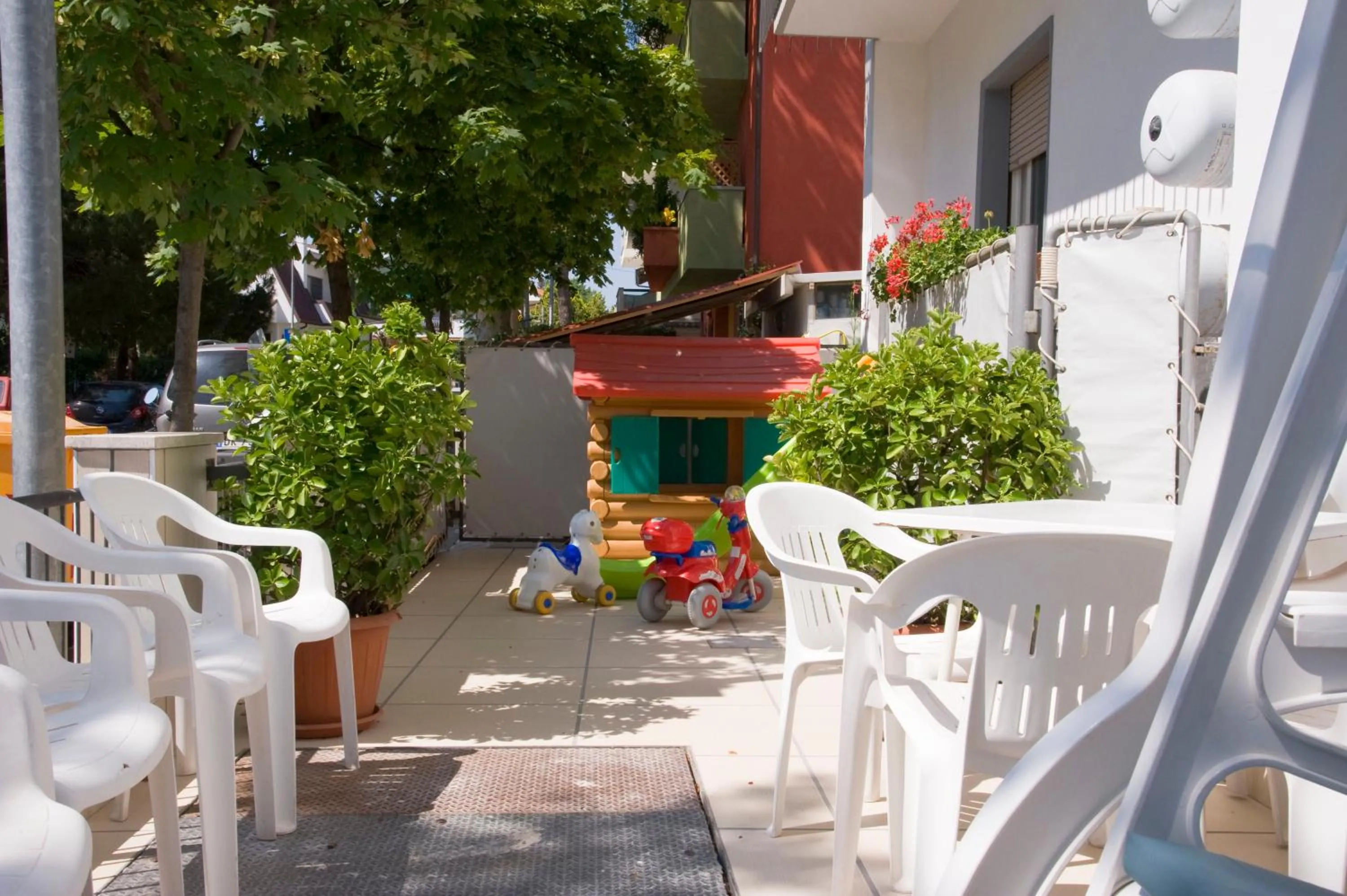 Patio in Hotel Maris Stella