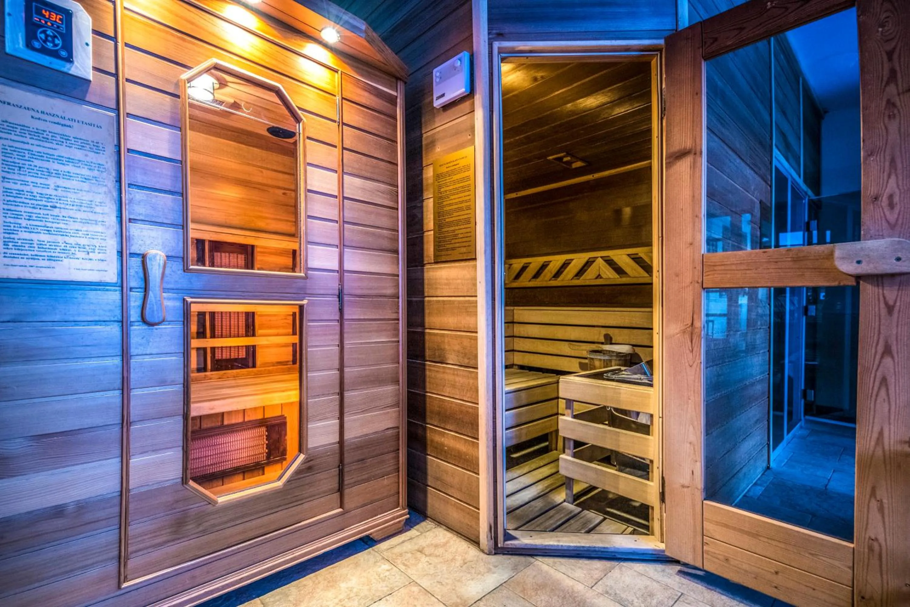 Sauna in Hotel Forest Hills