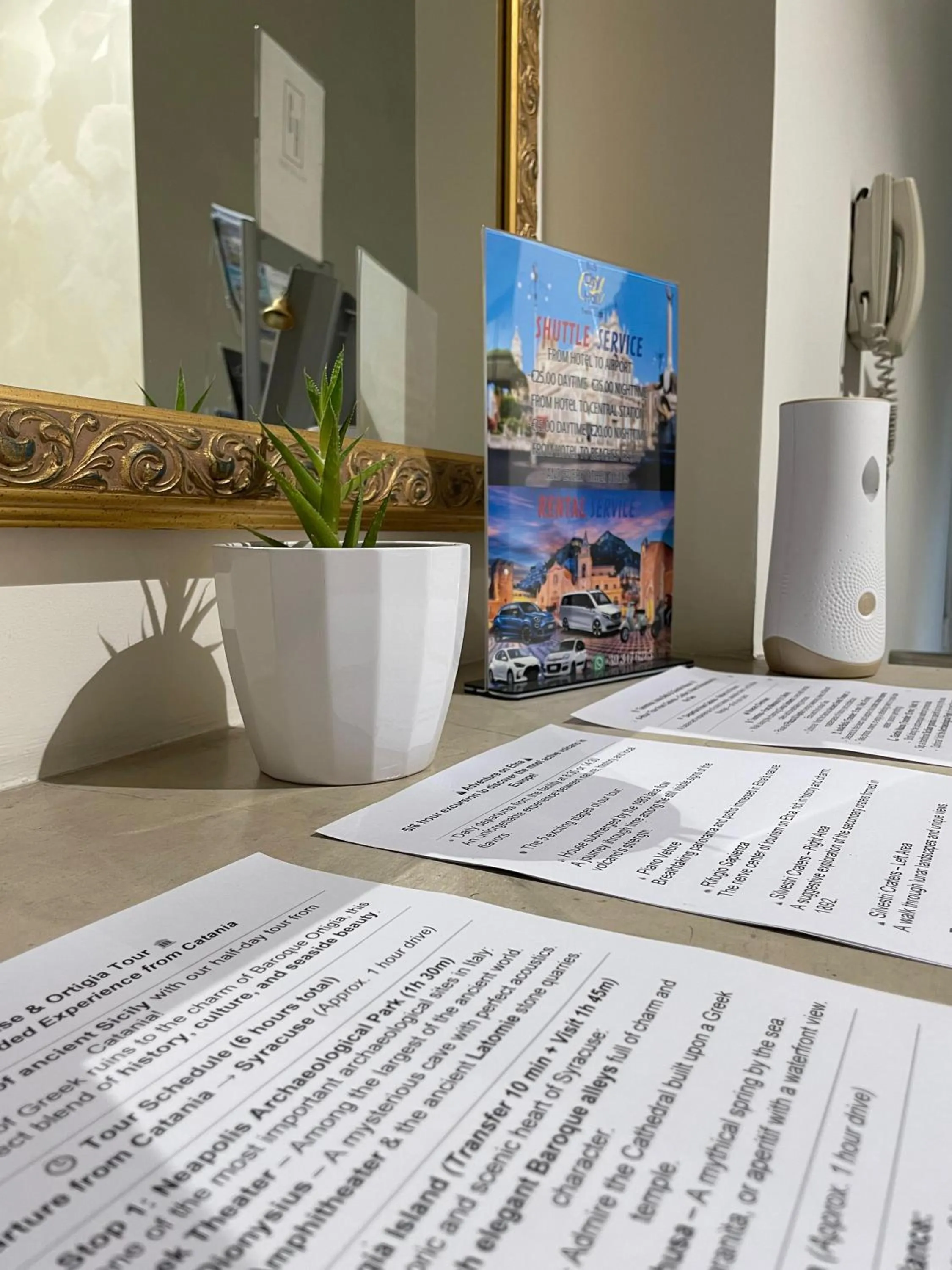 Lobby or reception in City Hall