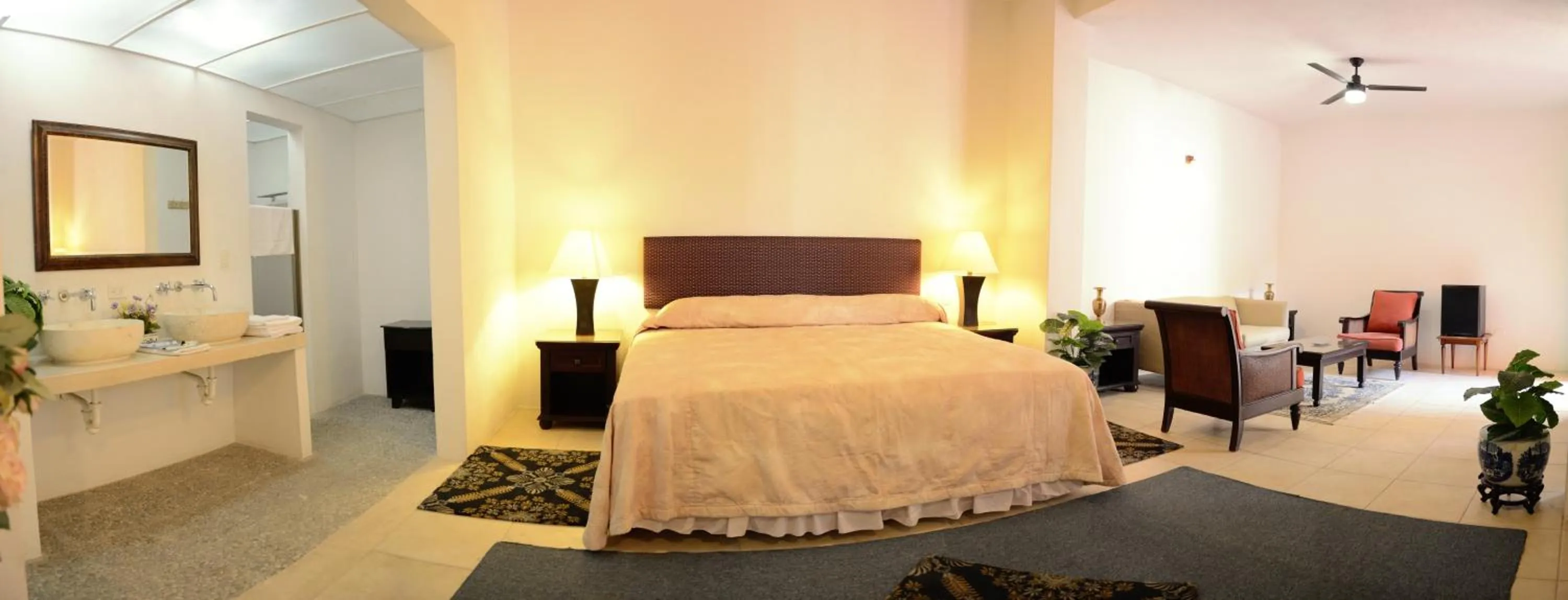 Bed in Hotel Mejorada Merida