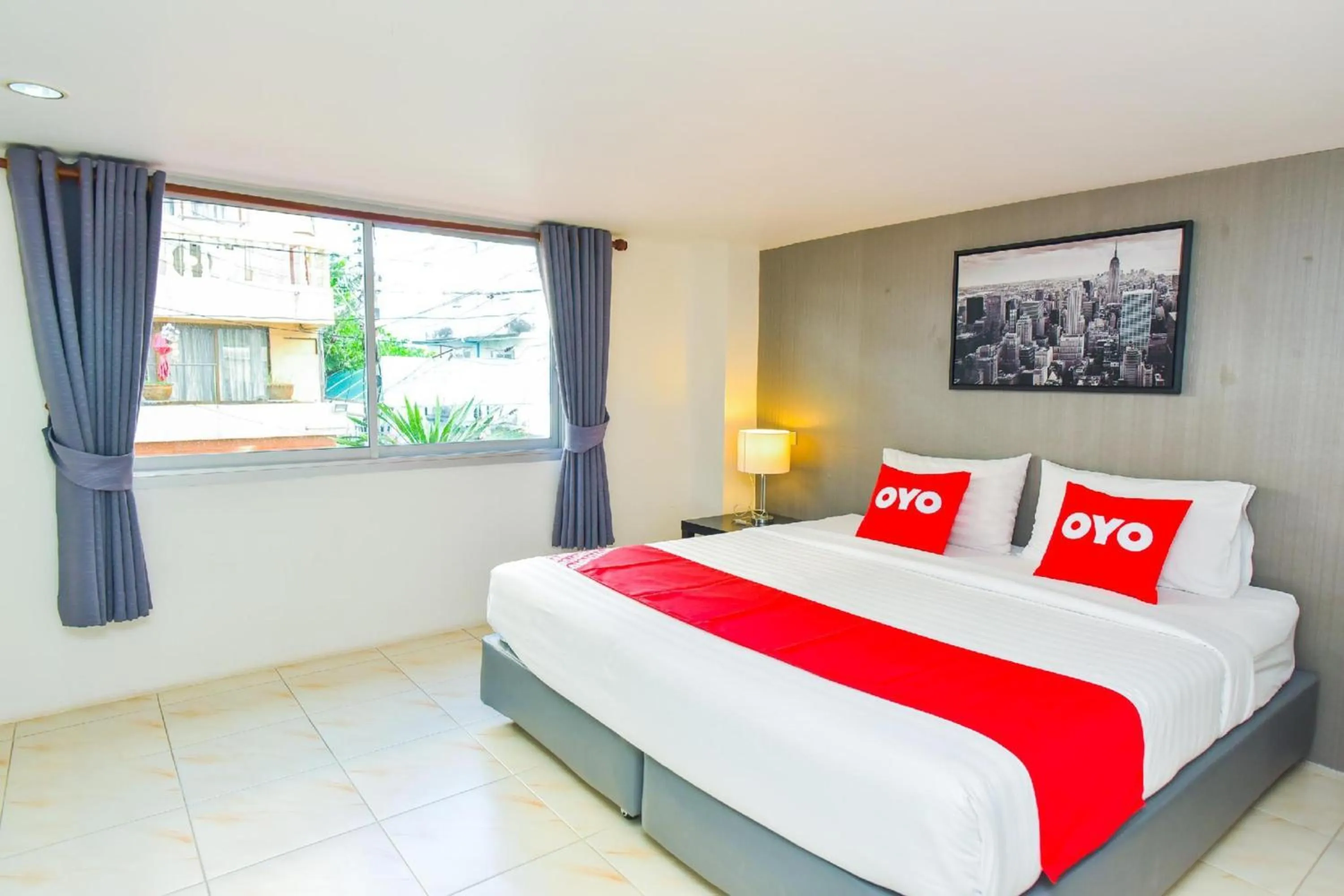 View (from property/room), Bed in OYO 394 Nana Beach Cha Am