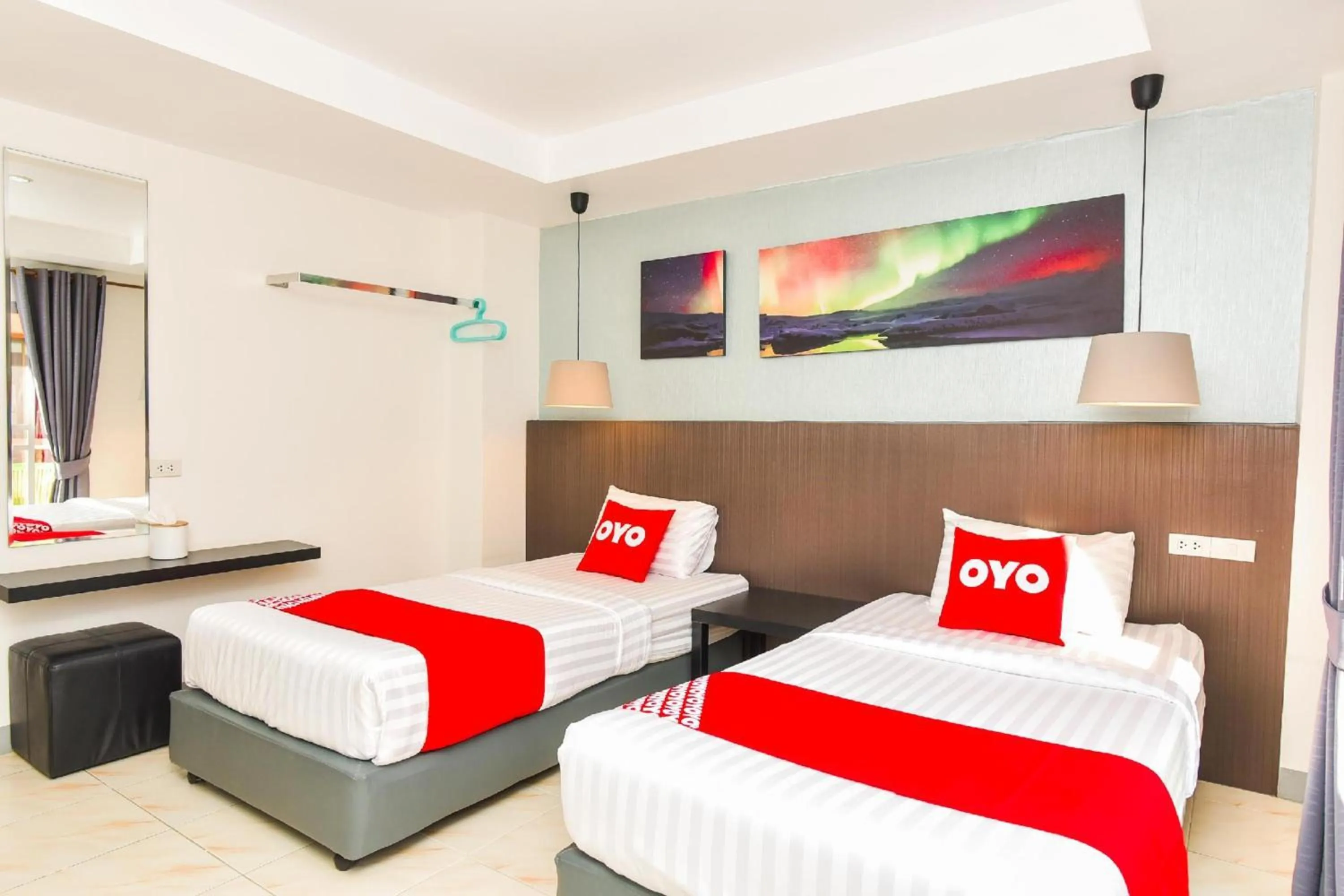 View (from property/room), Bed in OYO 394 Nana Beach Cha Am