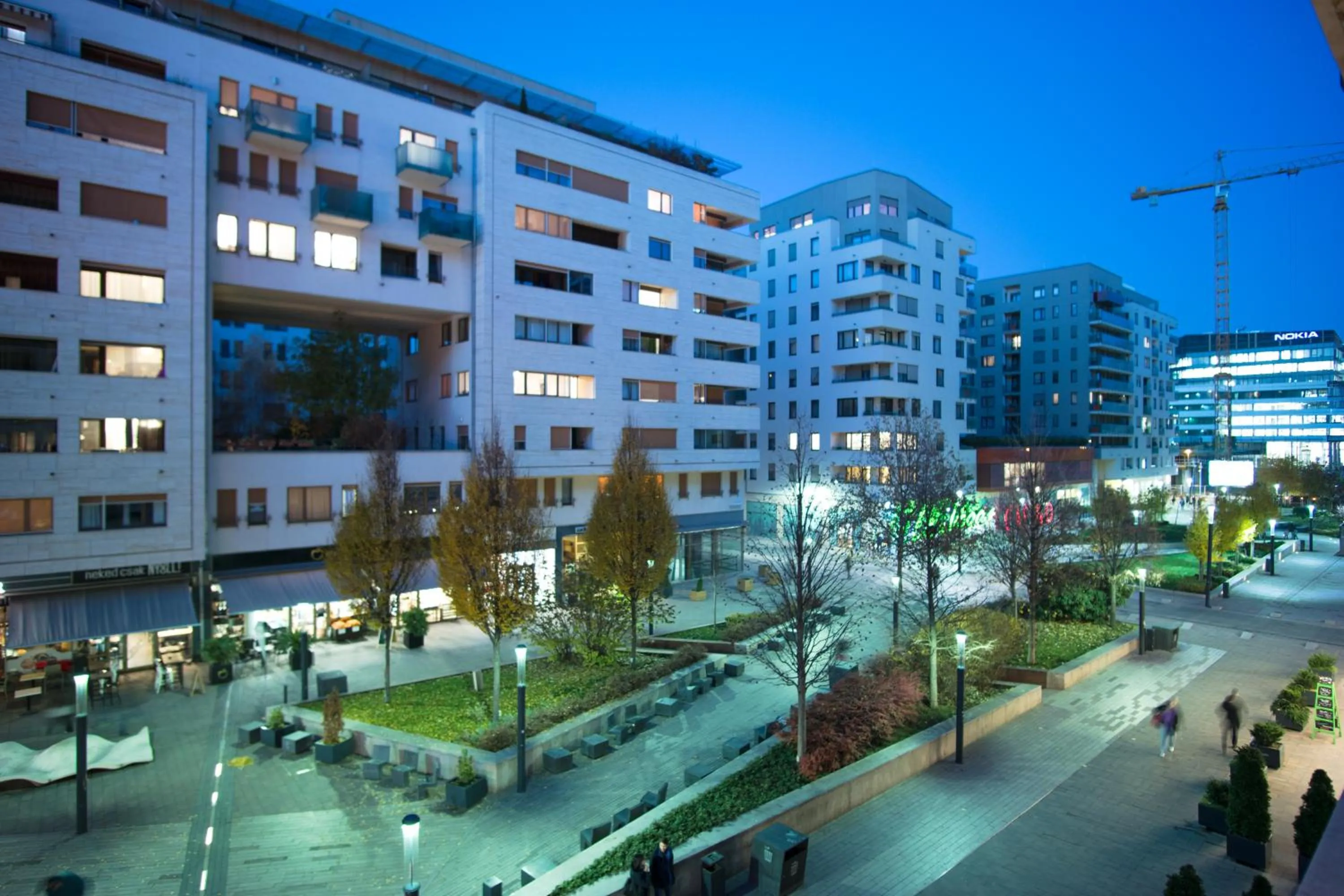 Street view in Vision Apartments Budapest