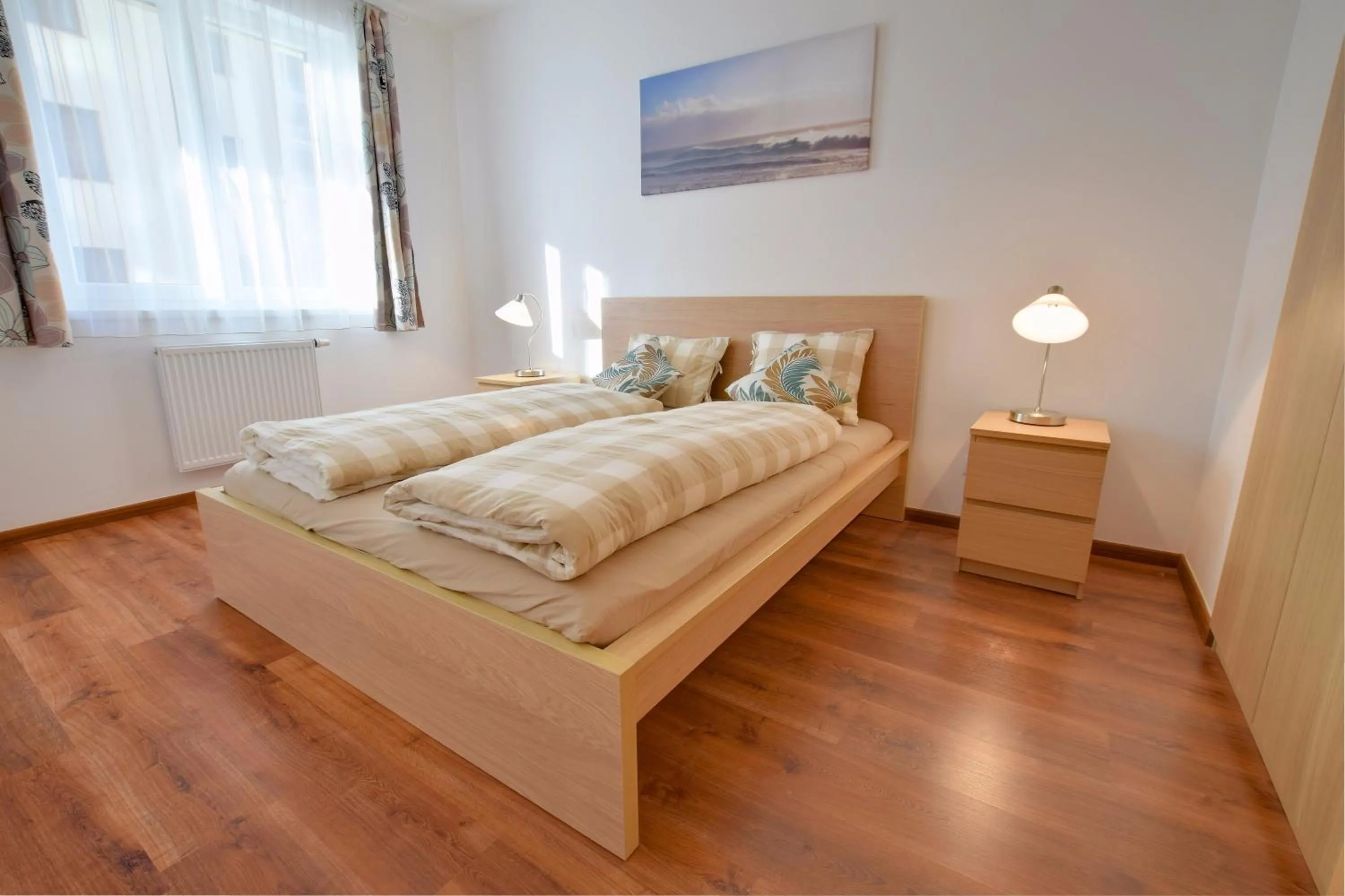 Bed in Vision Apartments Budapest
