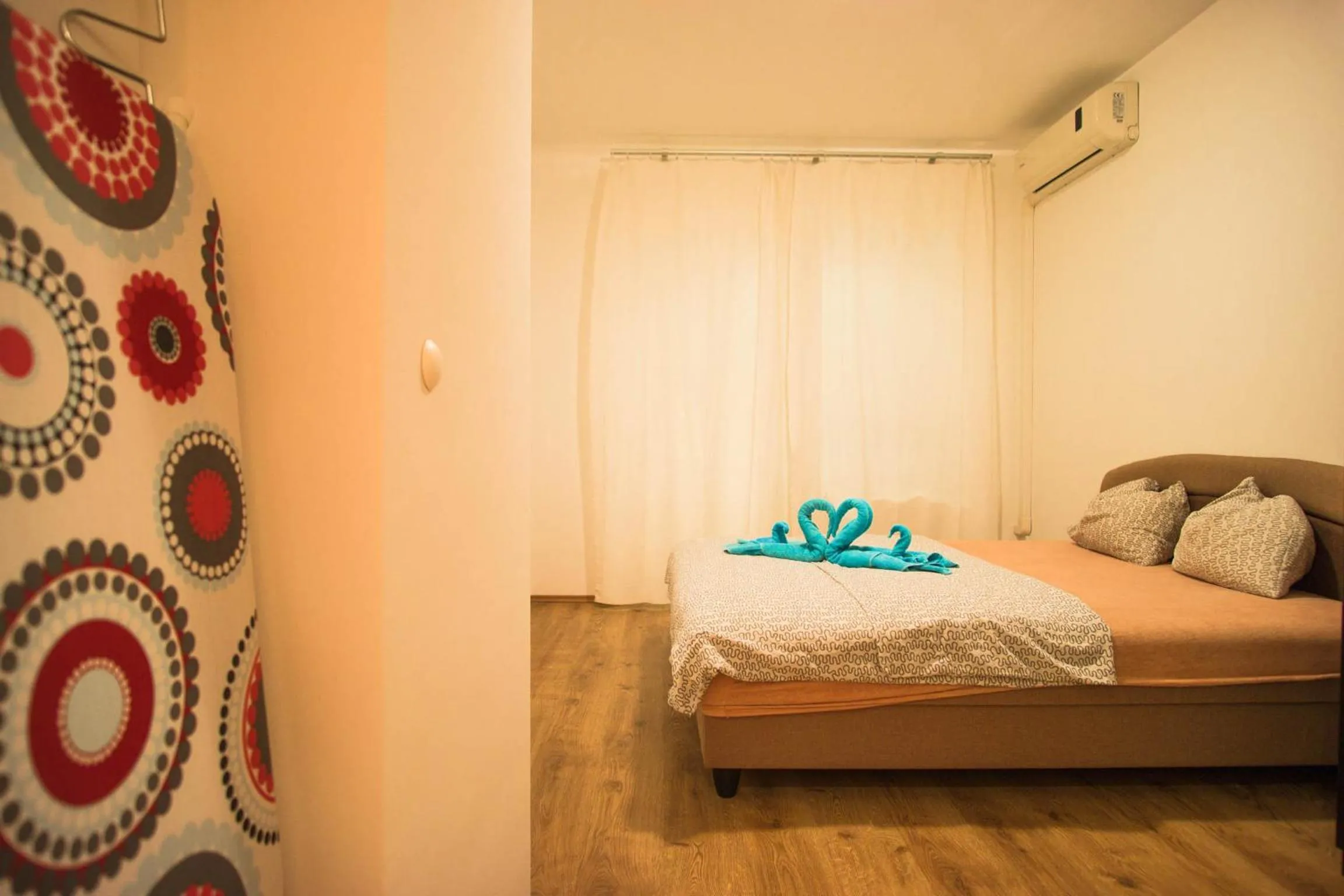 Bed in Vision Apartments Budapest