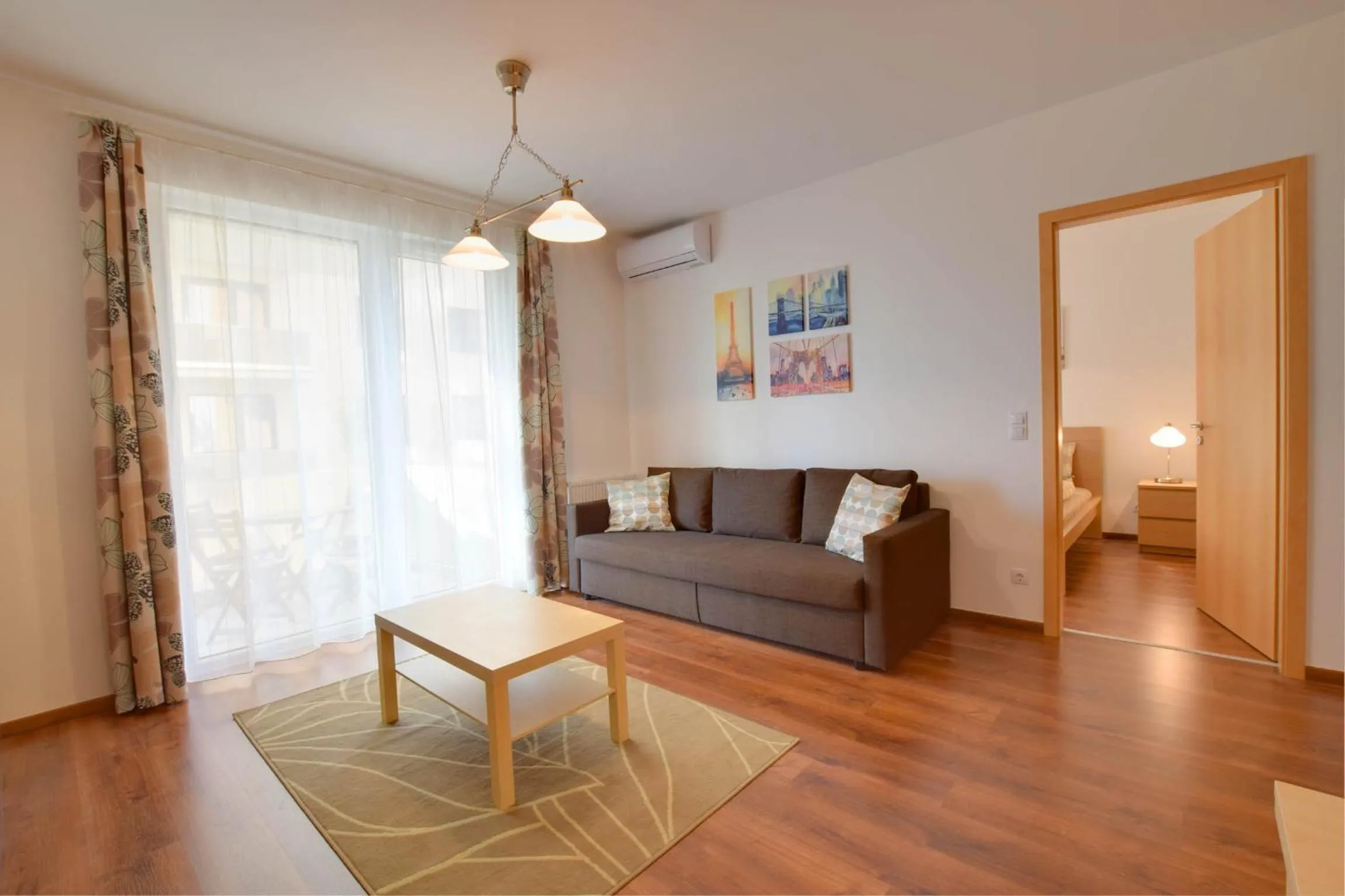 Living room in Vision Apartments Budapest