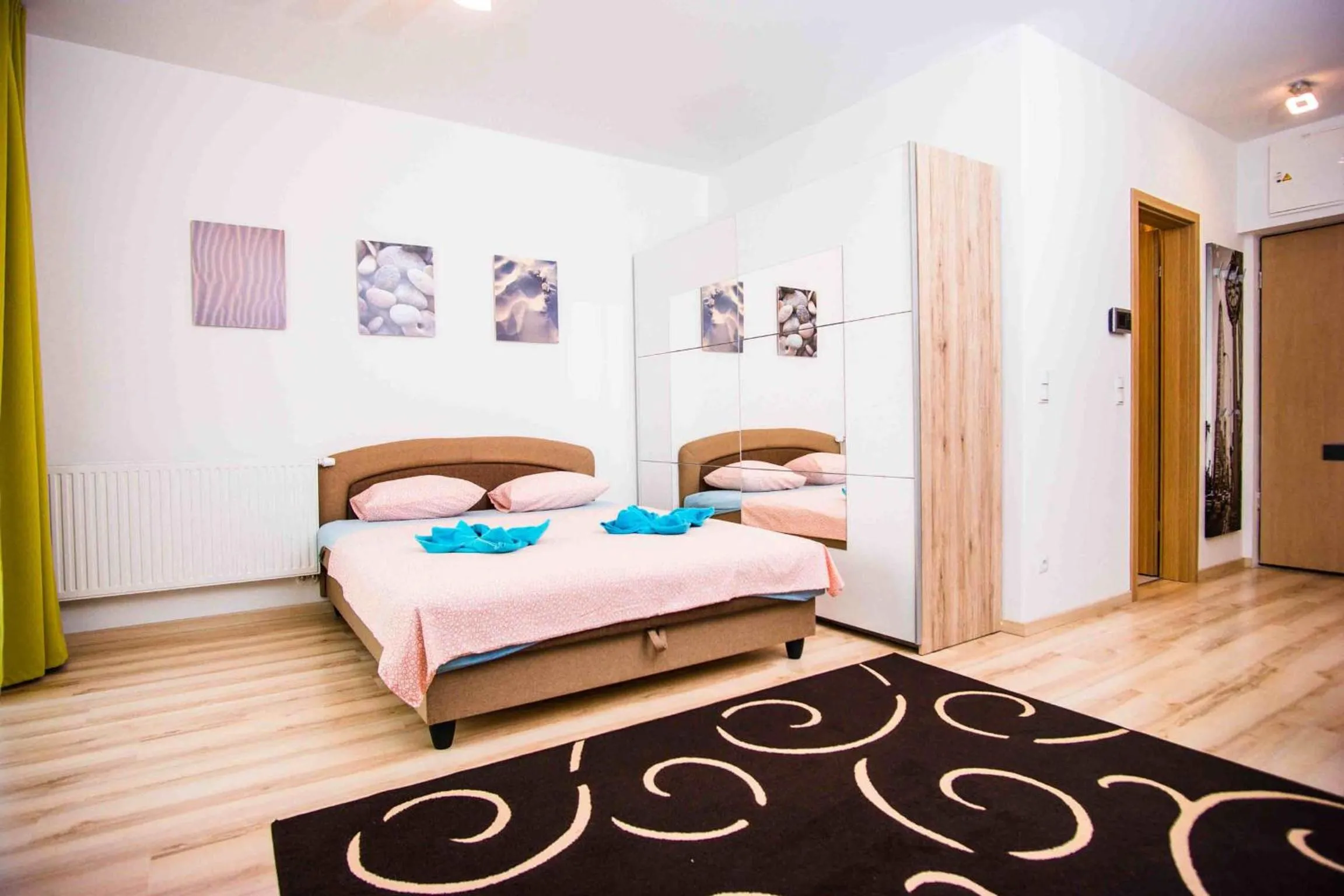 Living room, Bed in Vision Apartments Budapest