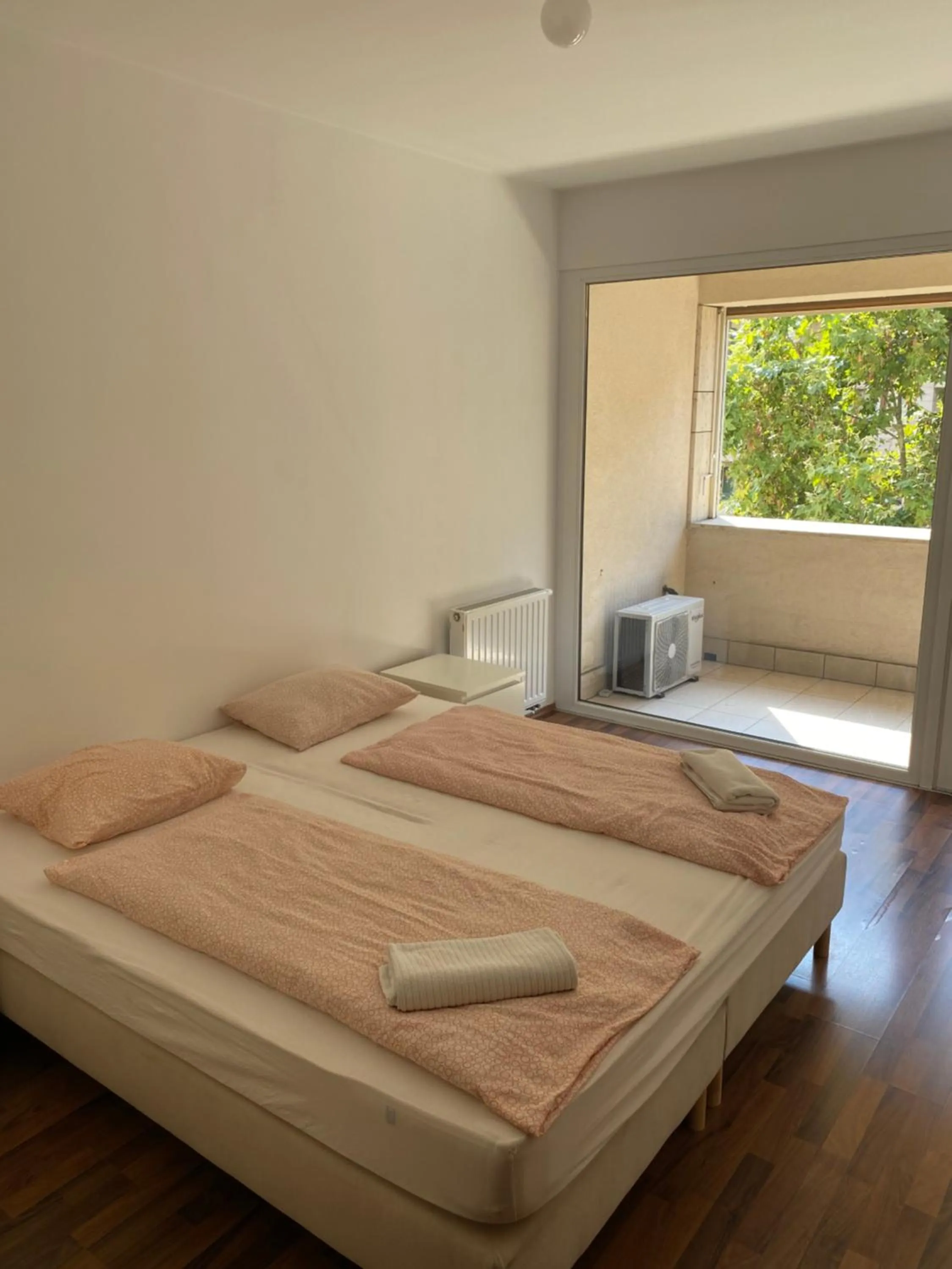 Bed in Vision Apartments Budapest