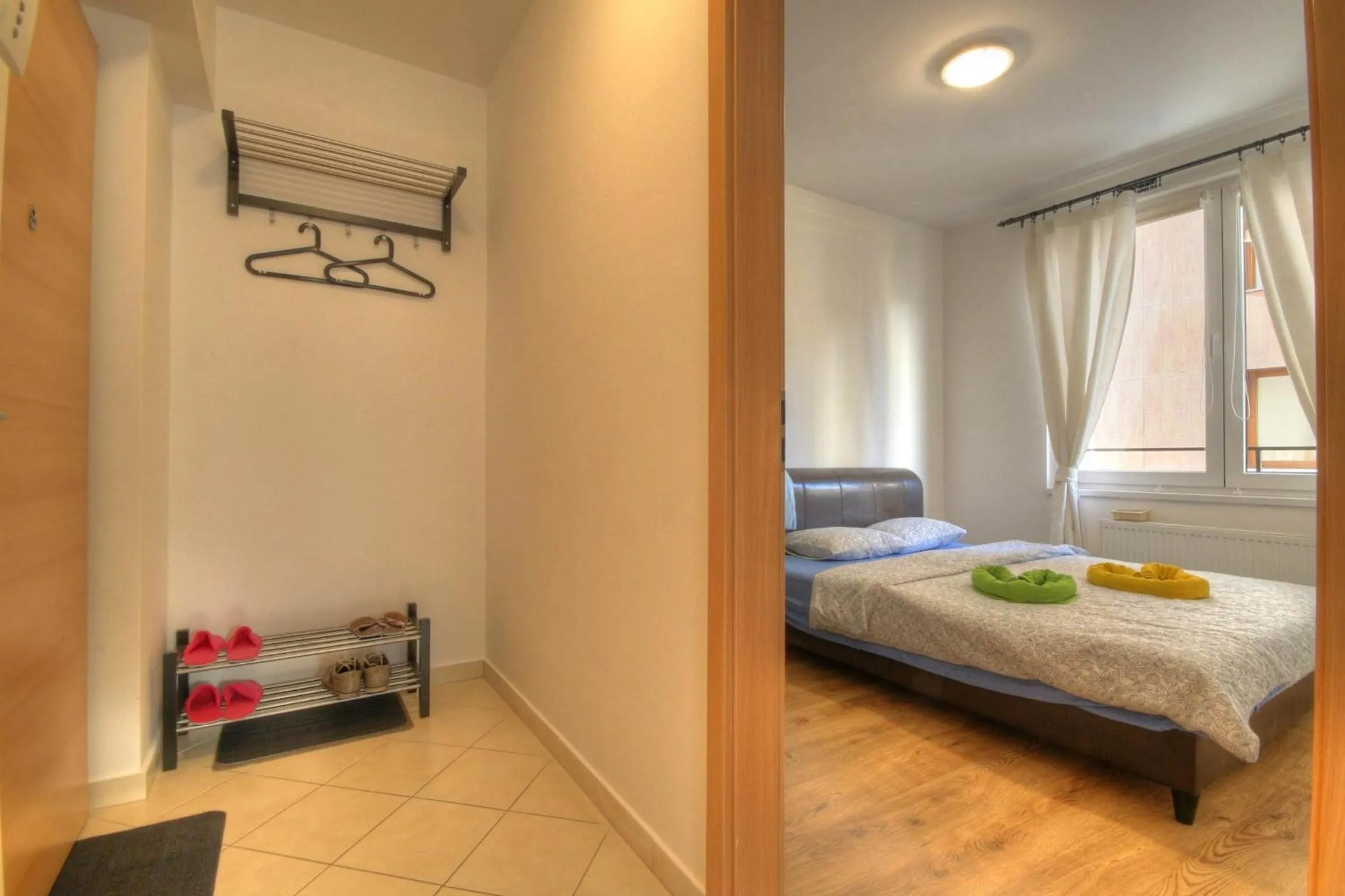 Bed in Vision Apartments Budapest