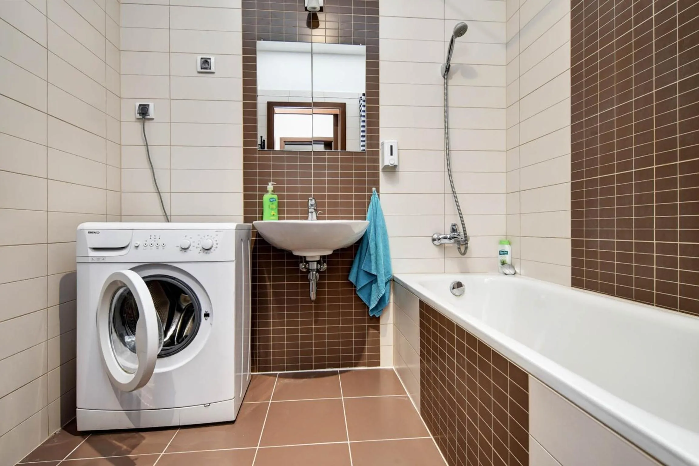 Bathroom in Vision Apartments Budapest