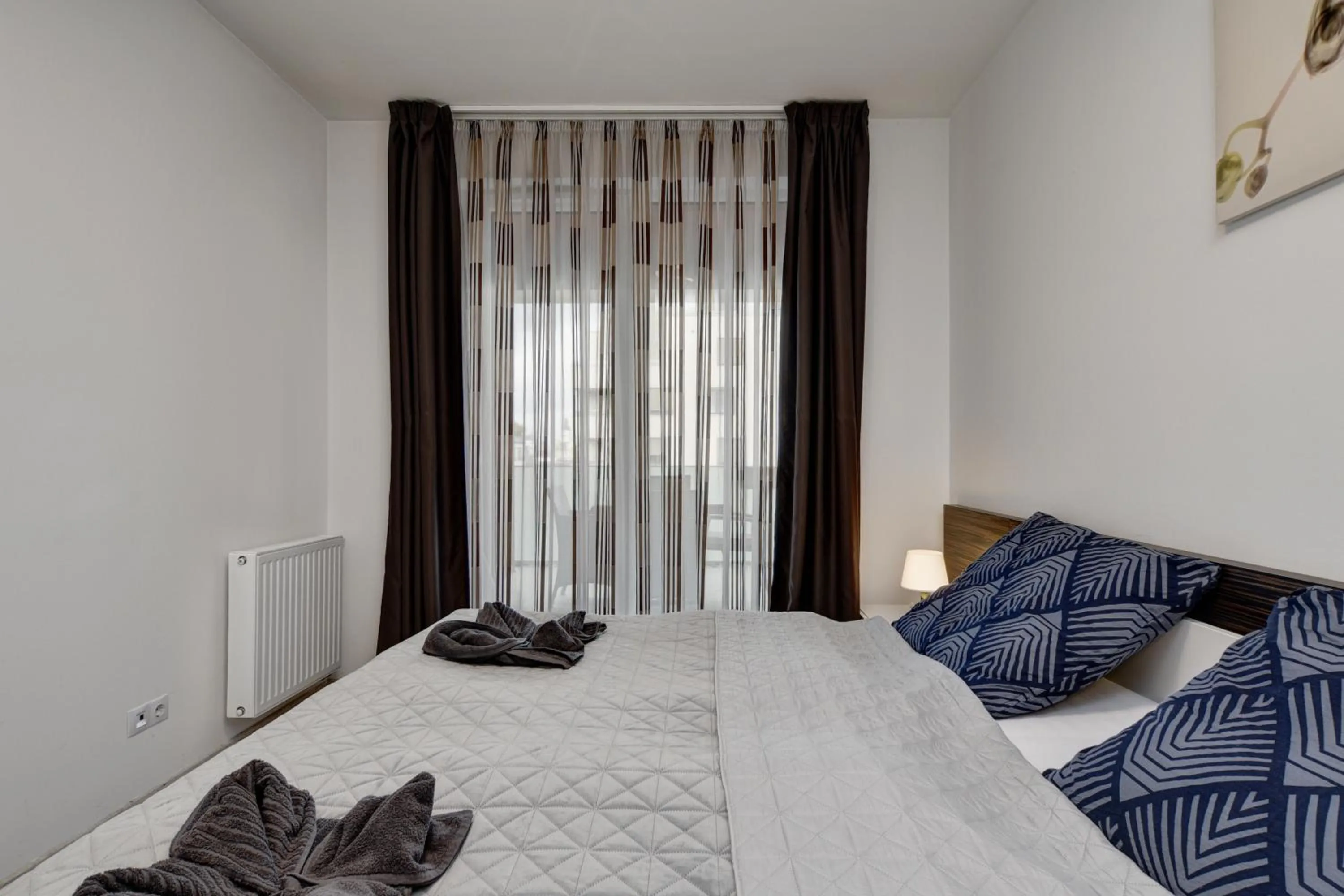 Bedroom, Bed in Vision Apartments Budapest