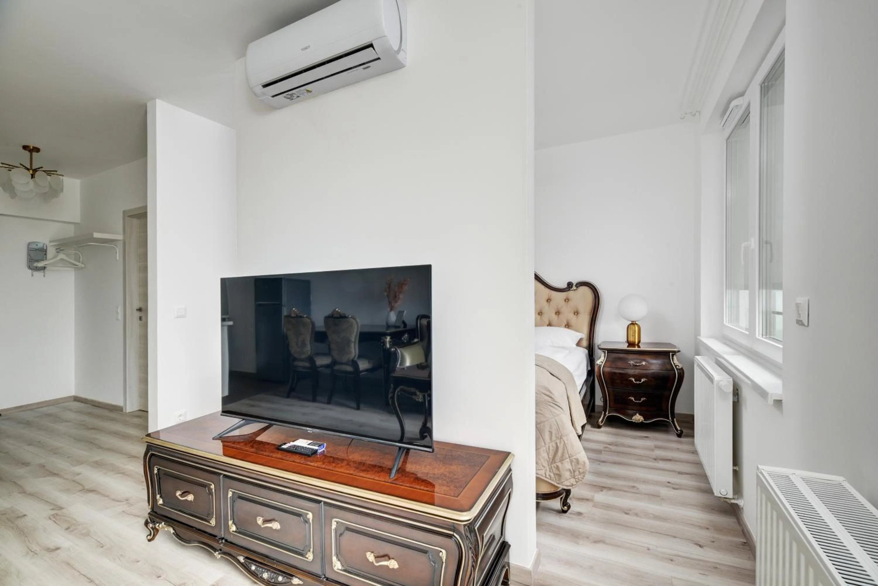 Bed in Vision Apartments Budapest