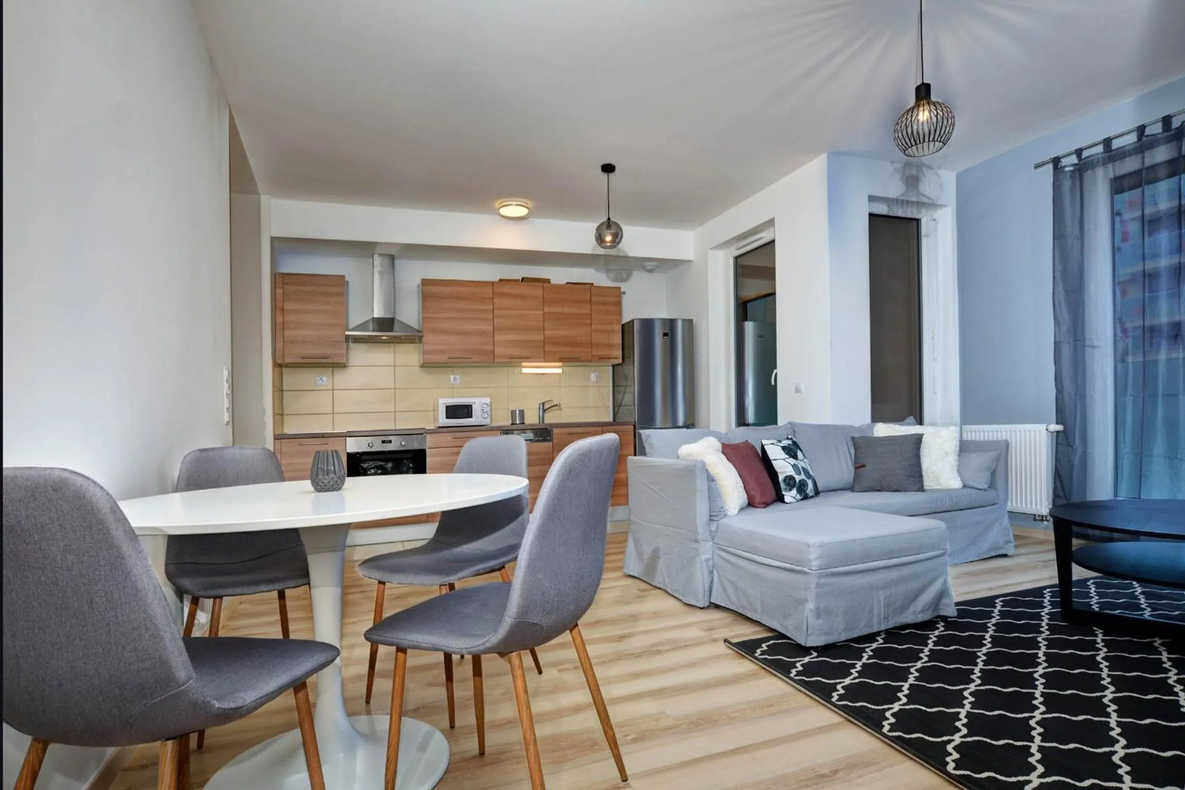 Living room in Vision Apartments Budapest