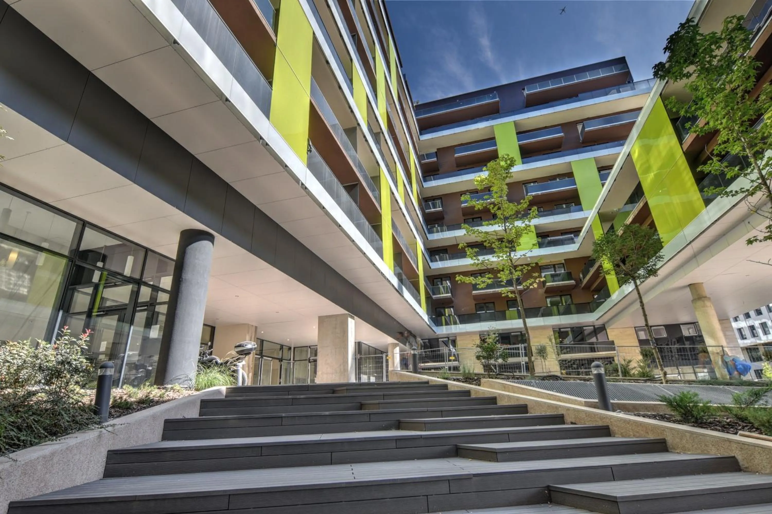 Property building in Vision Apartments Budapest