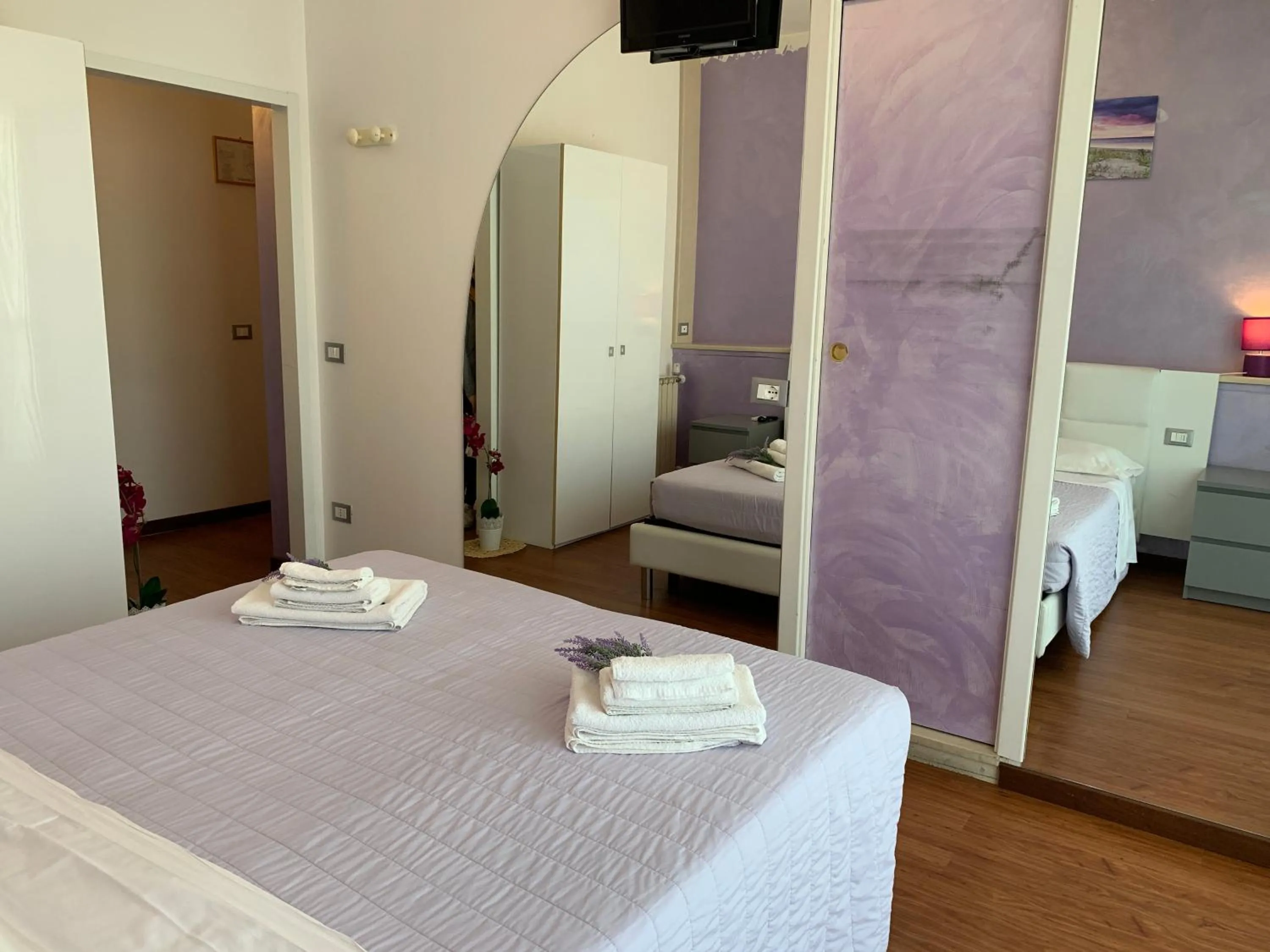 Bed in Hotel Palma Benessere