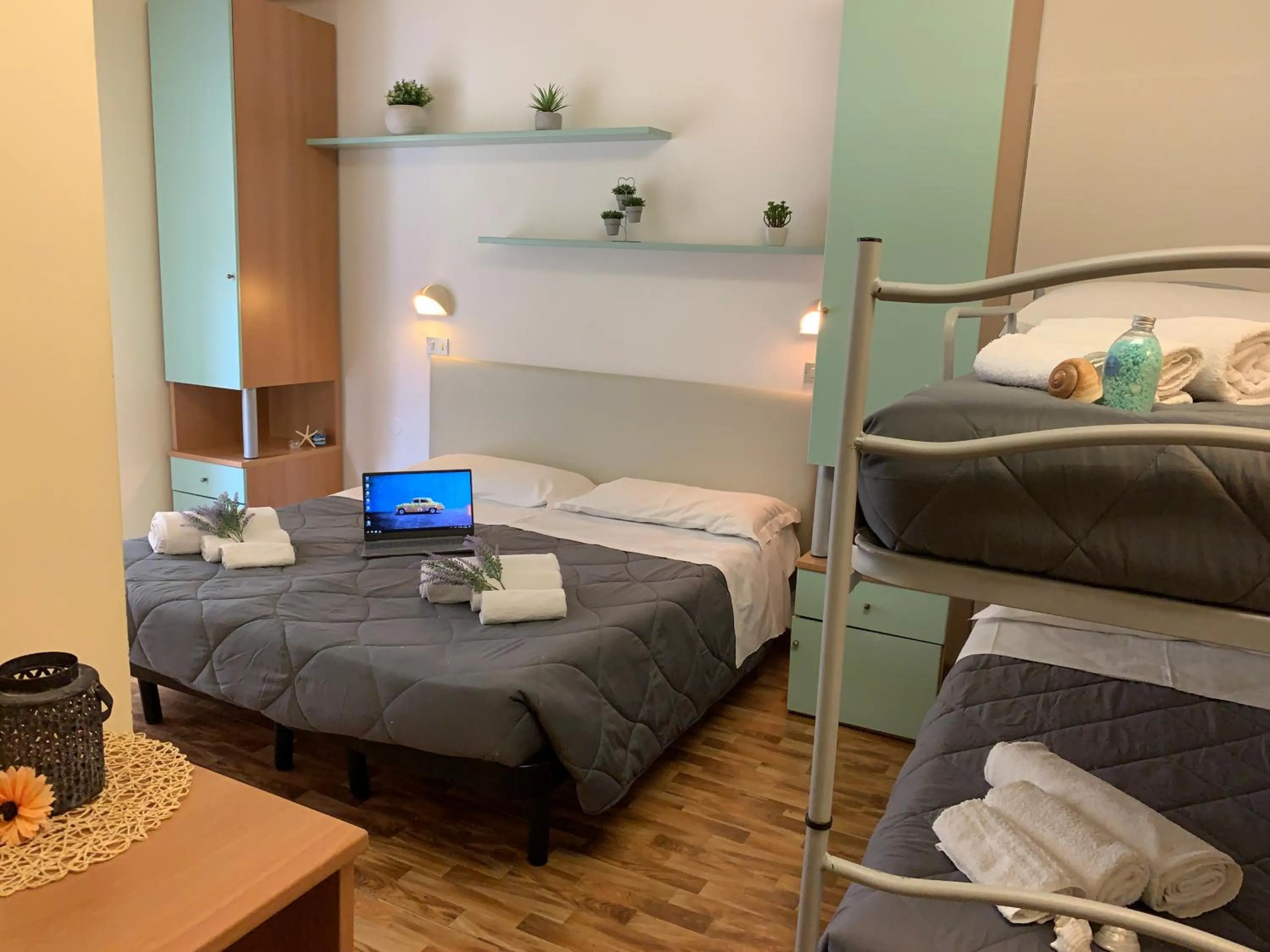 Bed in Hotel Palma Benessere