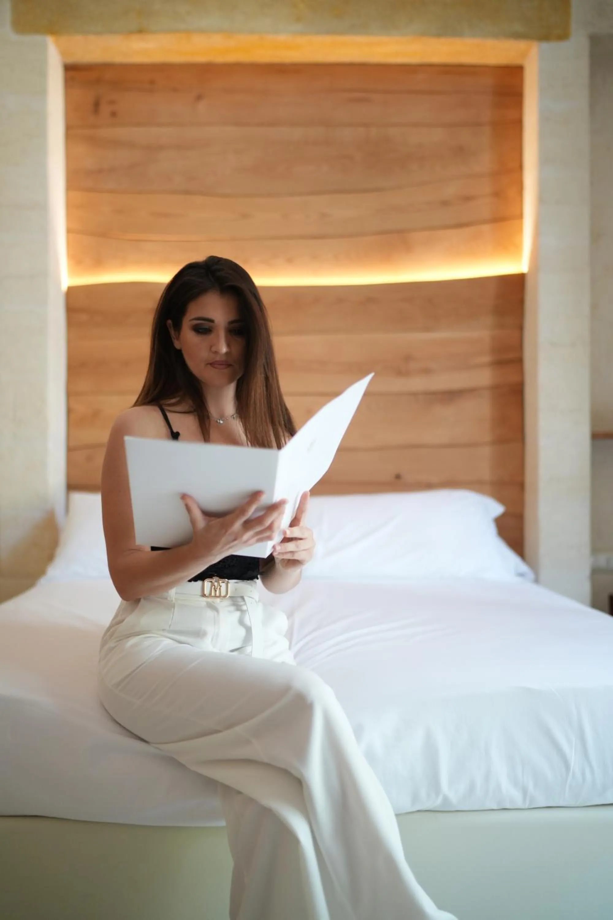 Bed in Masseria Le Lamie