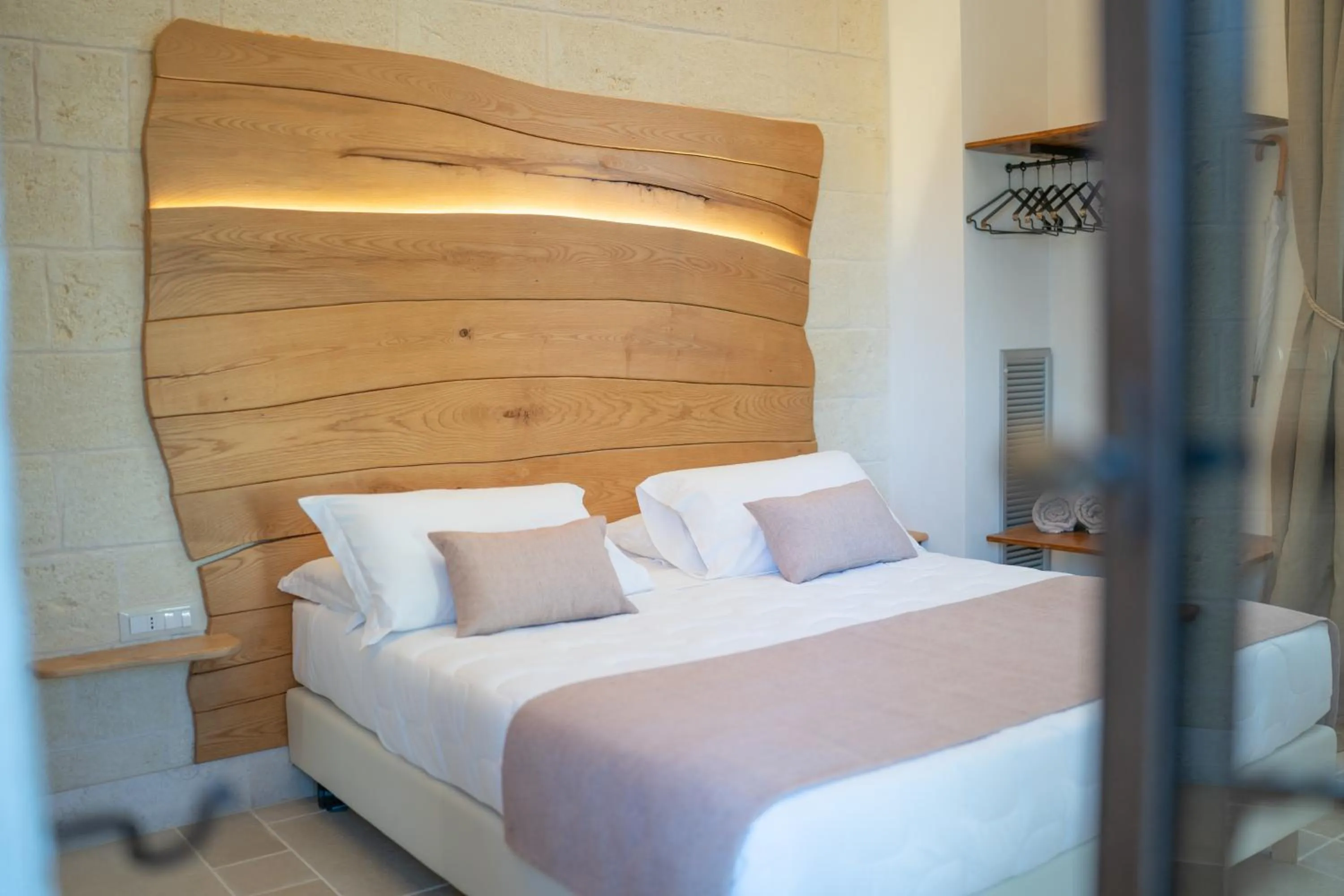 Bed in Masseria Le Lamie