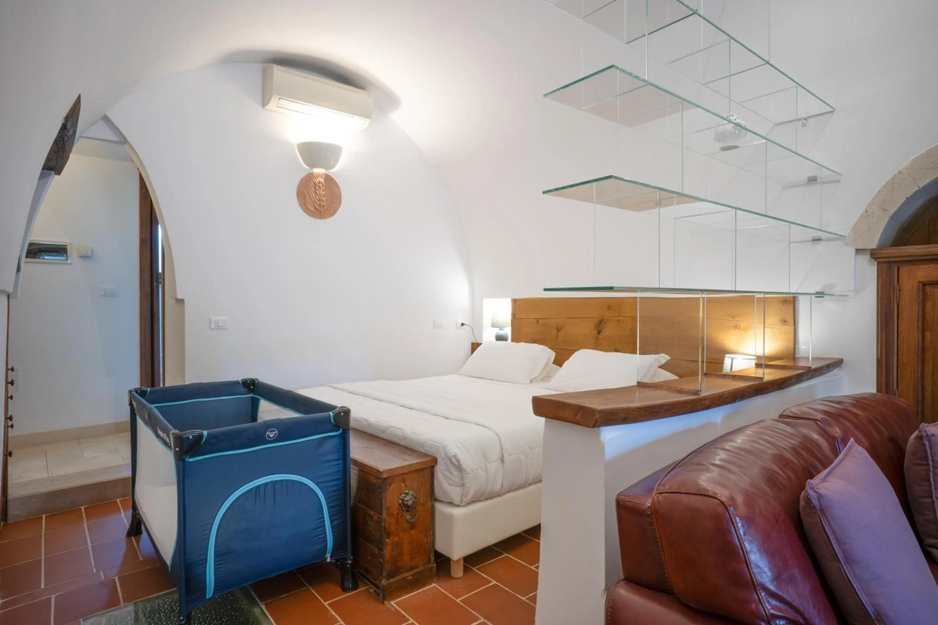 Bedroom, Bed in Masseria Le Lamie