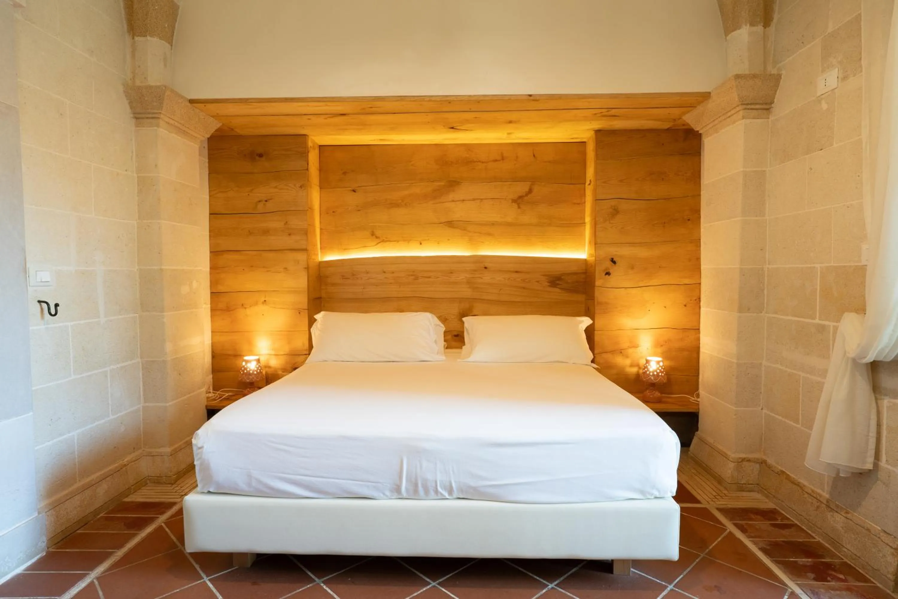 Bed in Masseria Le Lamie