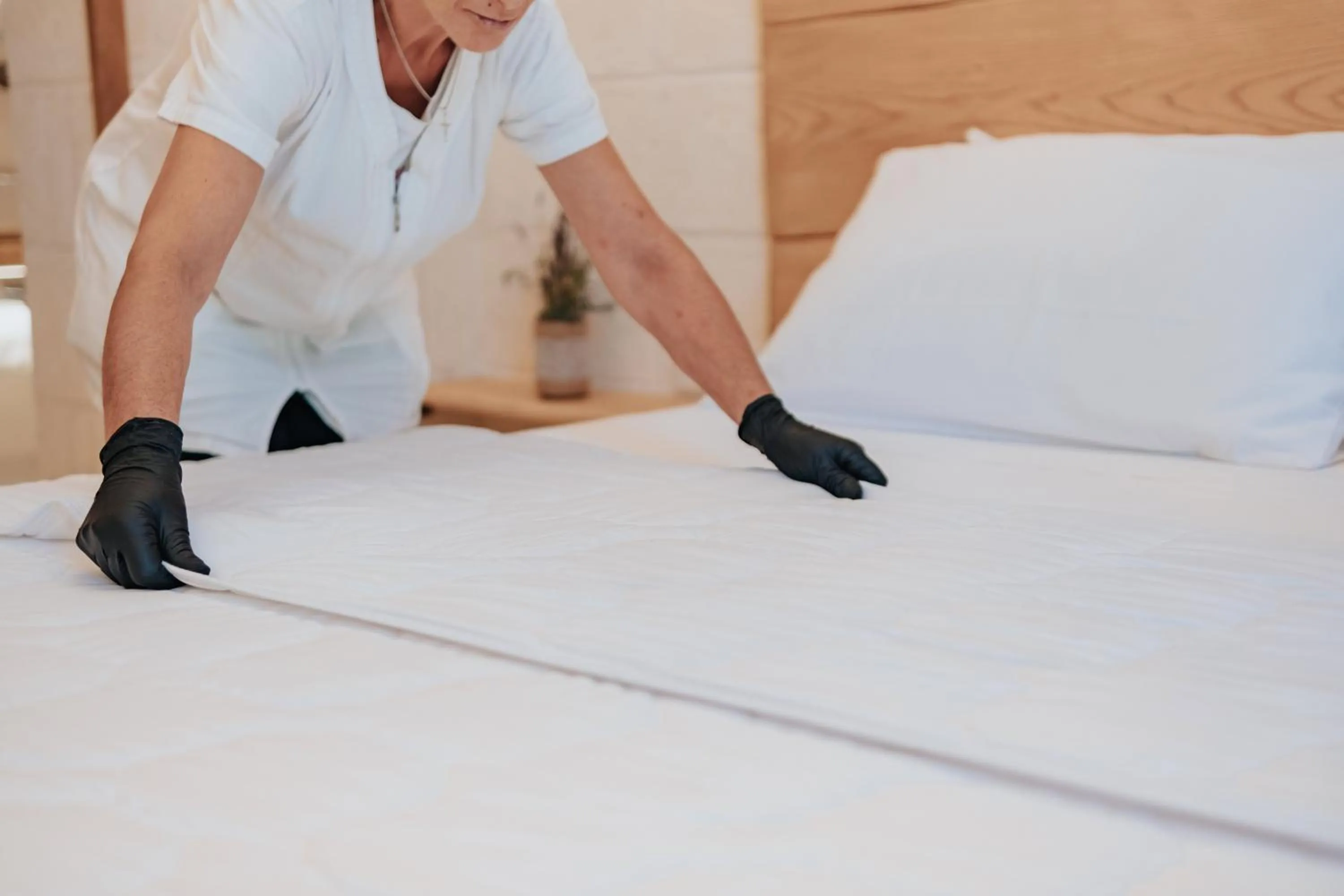 Bed in Masseria Le Lamie