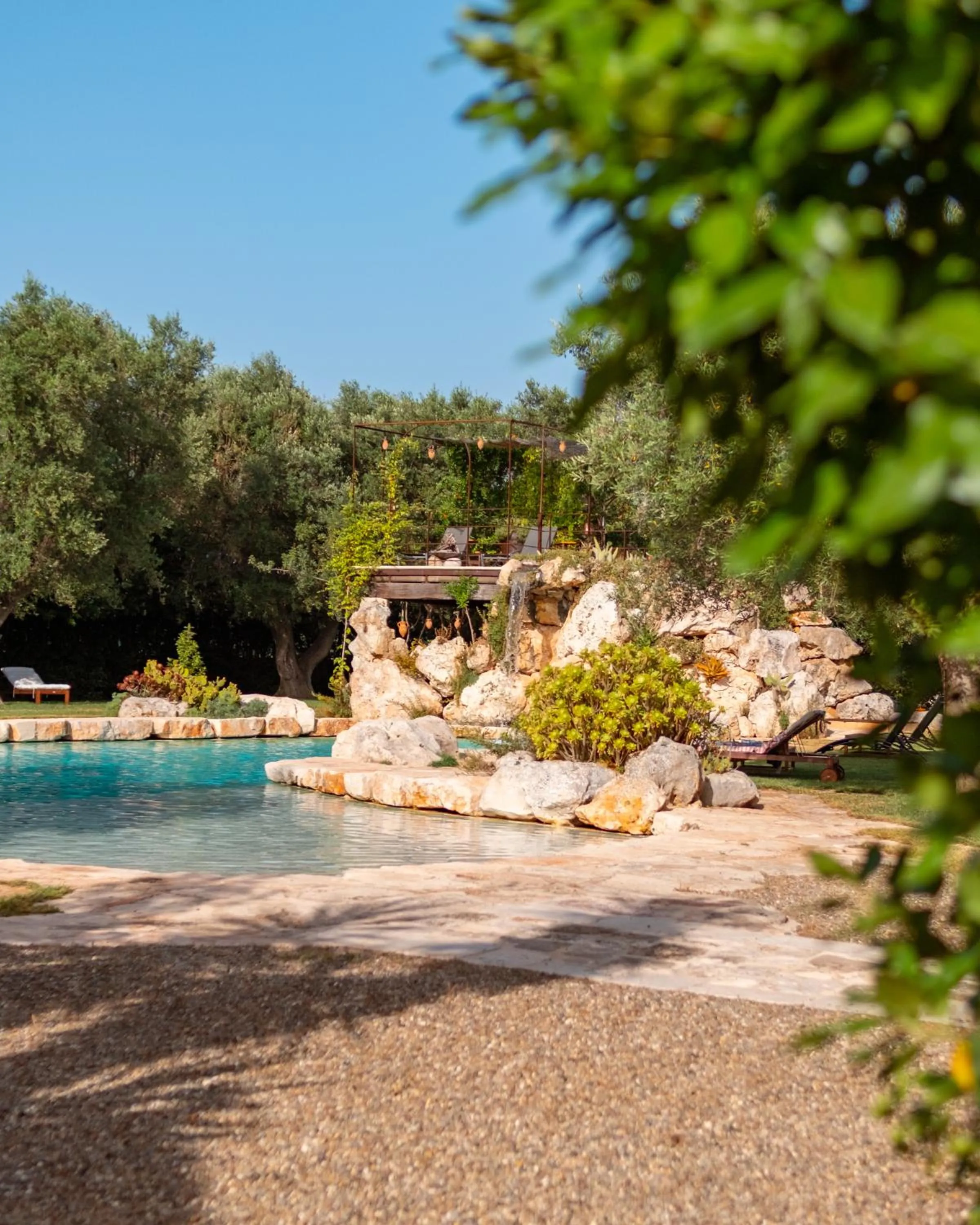 Garden view in Masseria Le Lamie