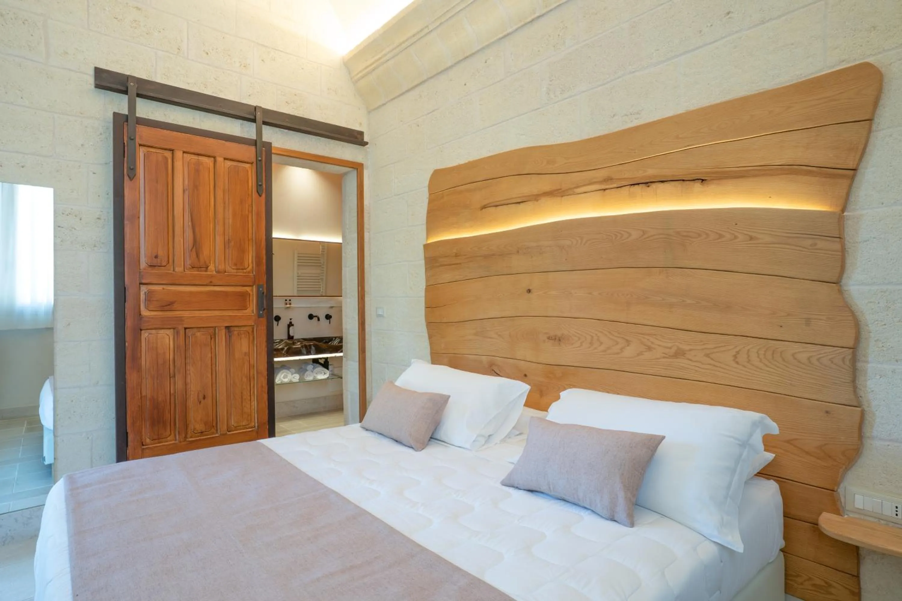 Bed in Masseria Le Lamie