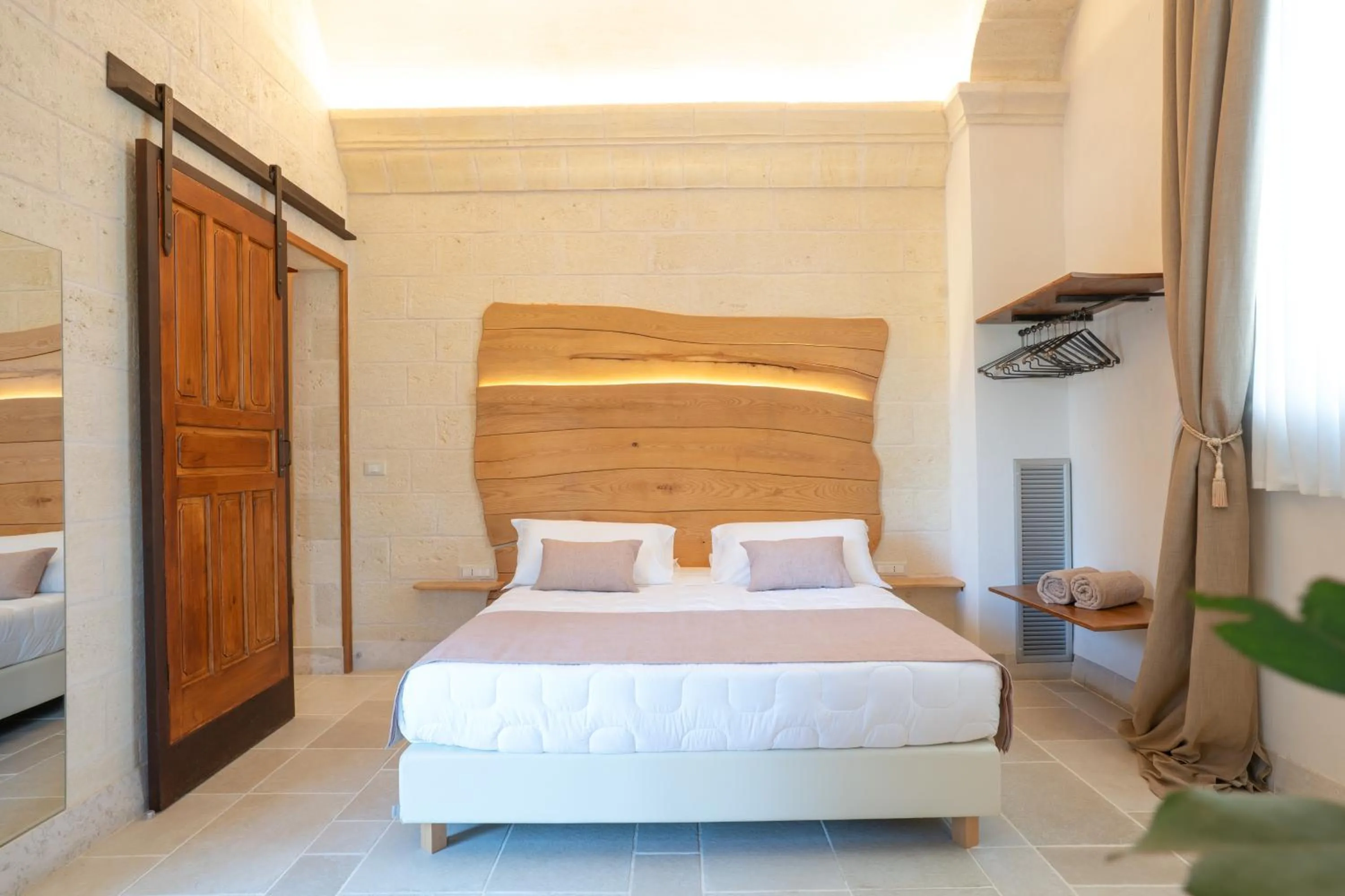 Bed in Masseria Le Lamie
