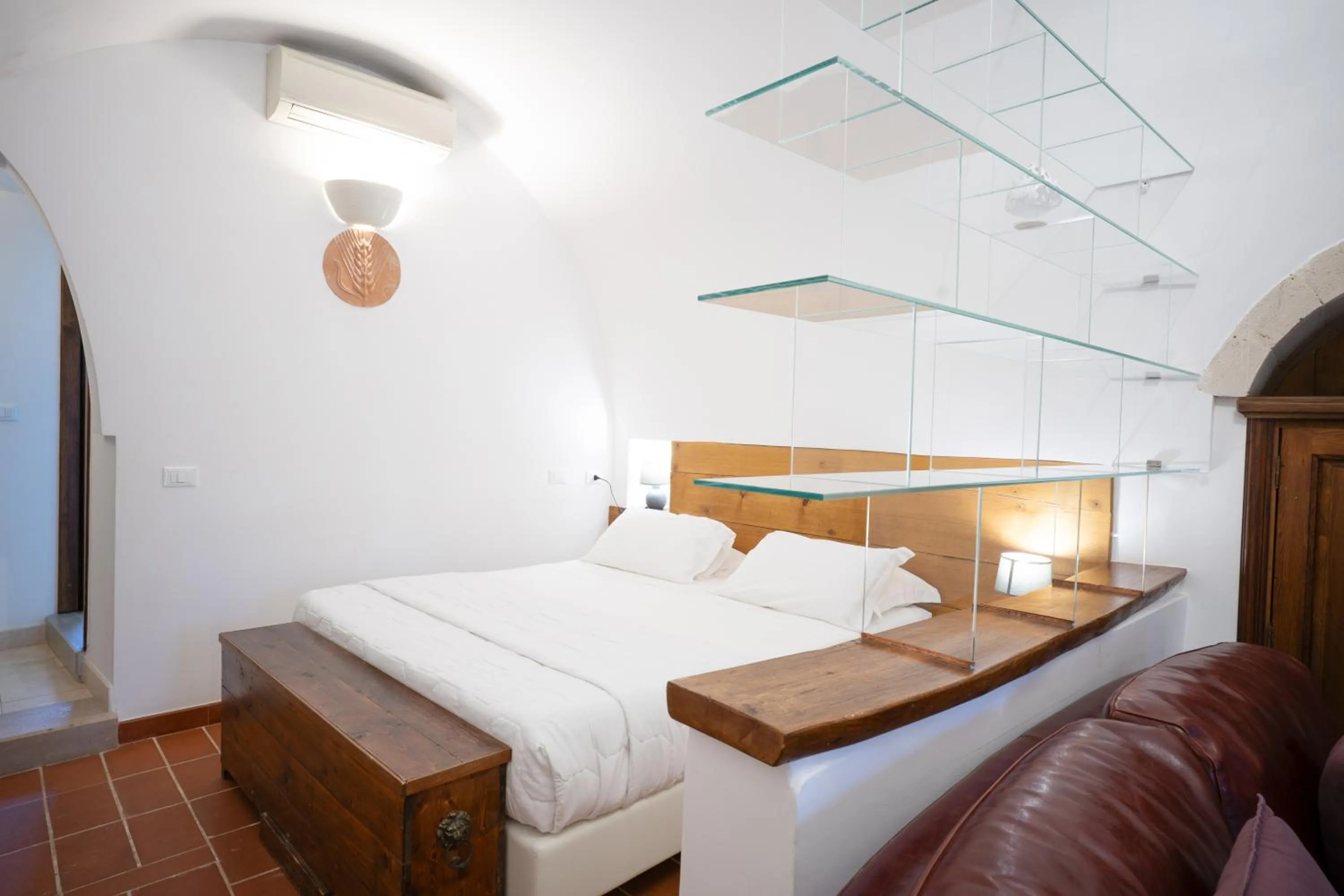 Bed in Masseria Le Lamie