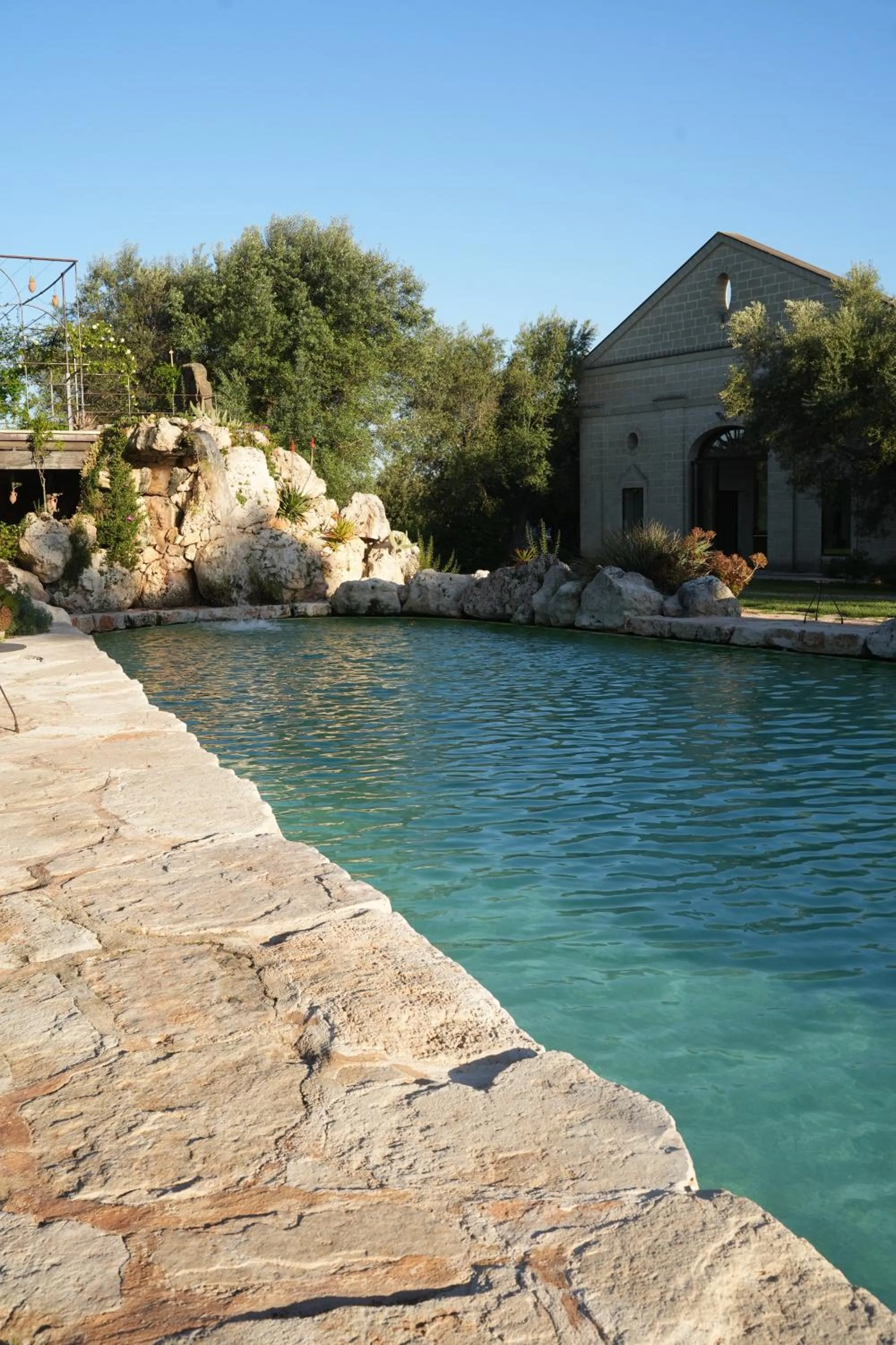 Swimming pool in Masseria Le Lamie