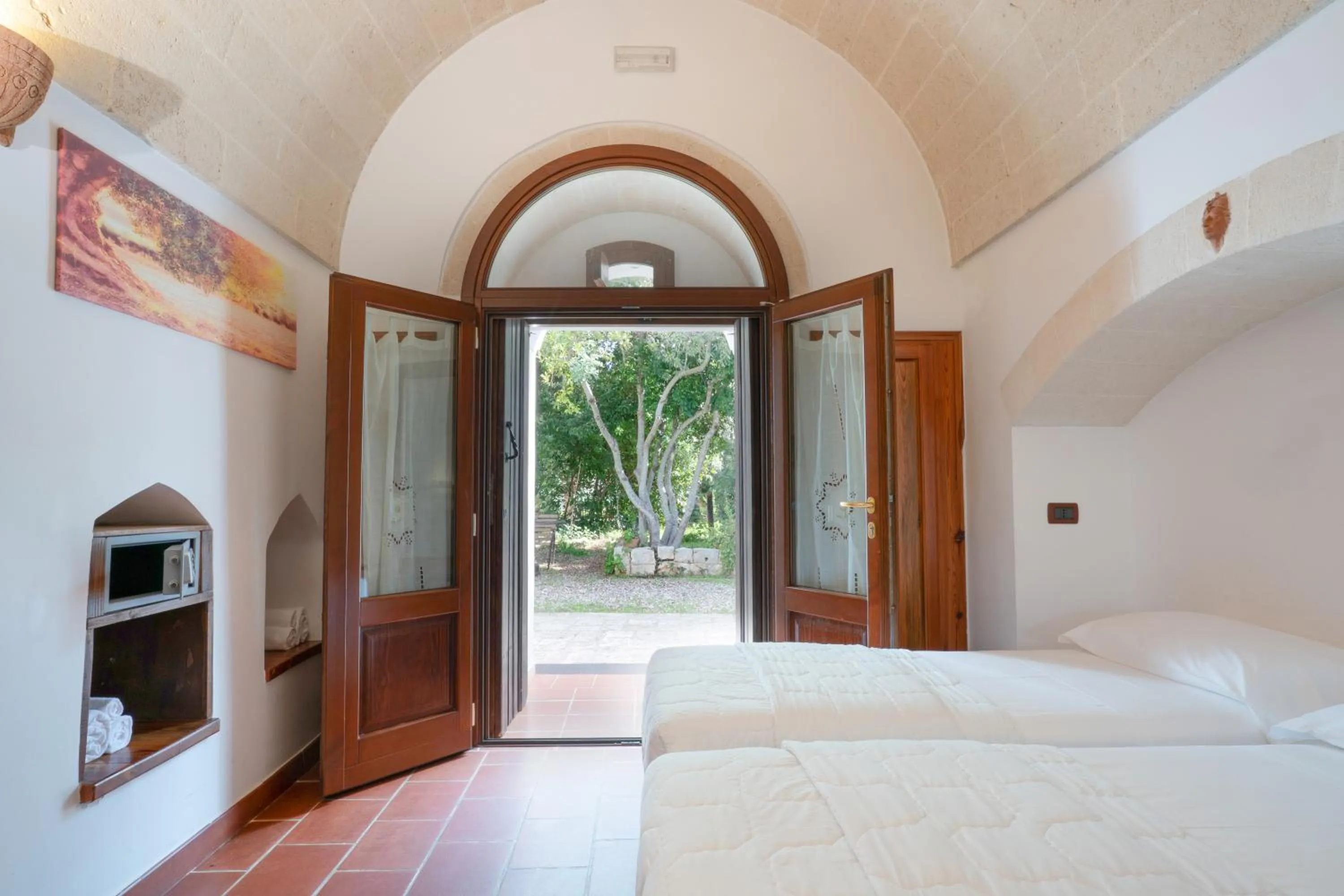 Bedroom, Bed in Masseria Le Lamie