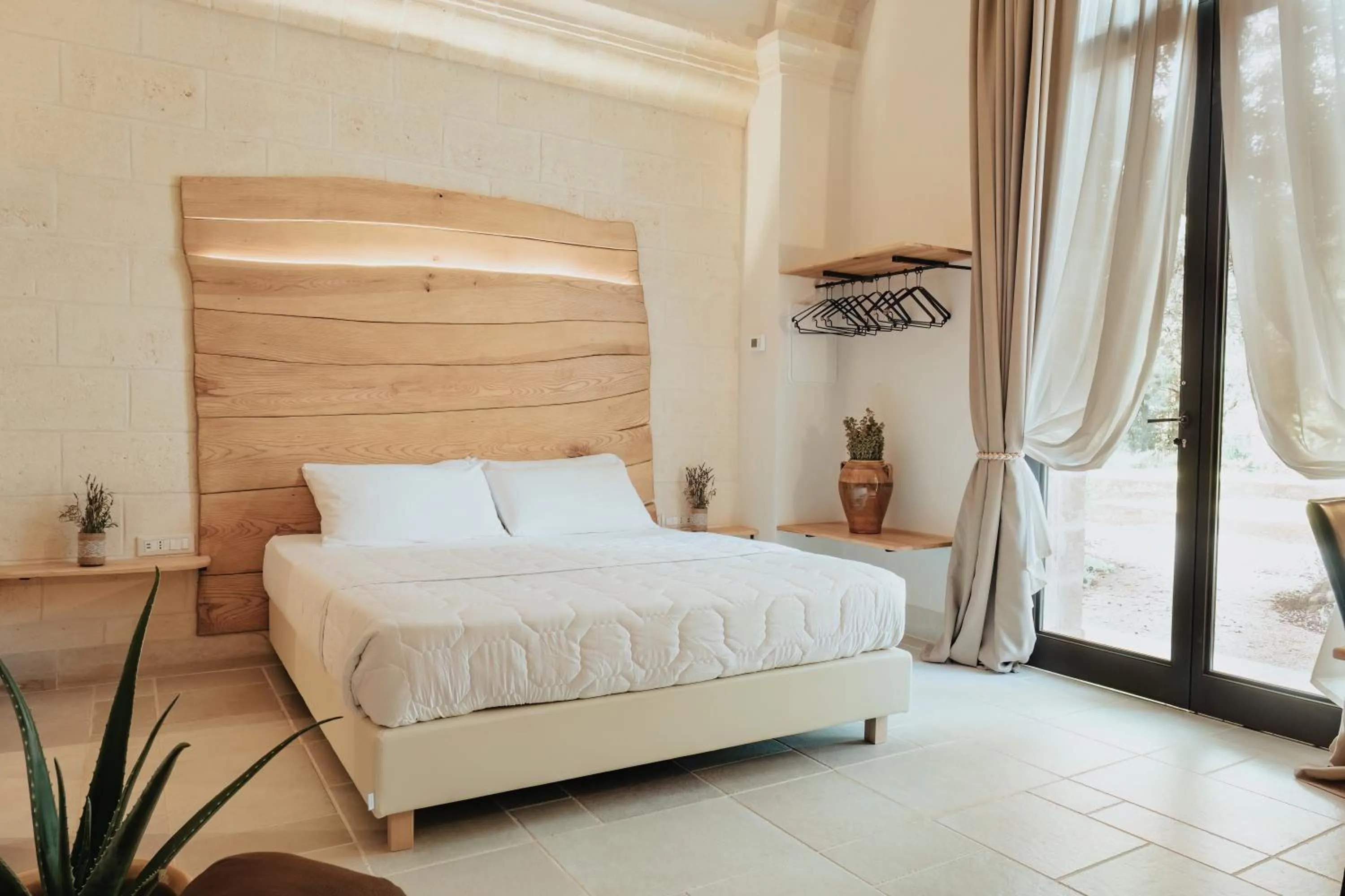 Bedroom, Bed in Masseria Le Lamie