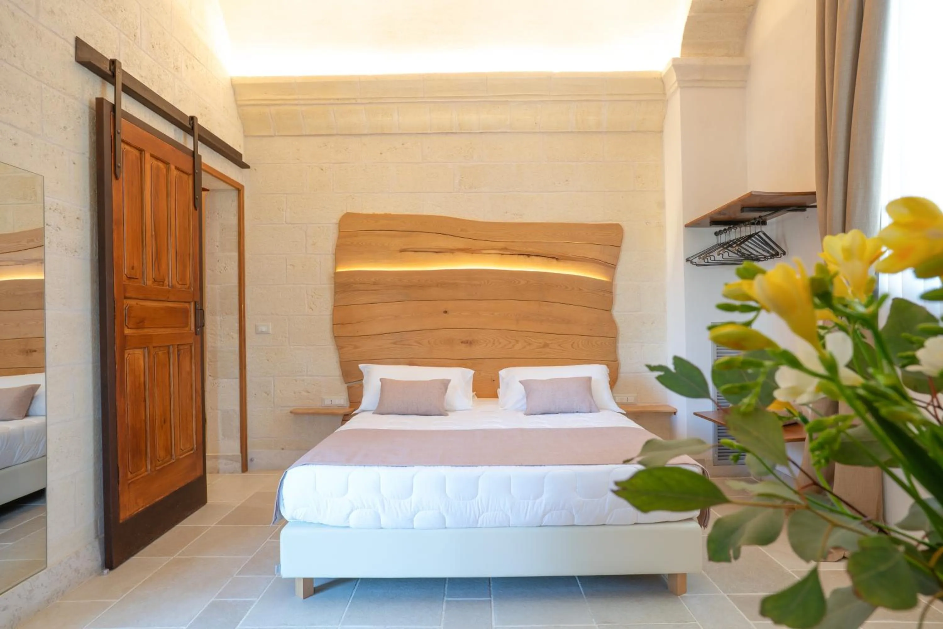 Bed in Masseria Le Lamie