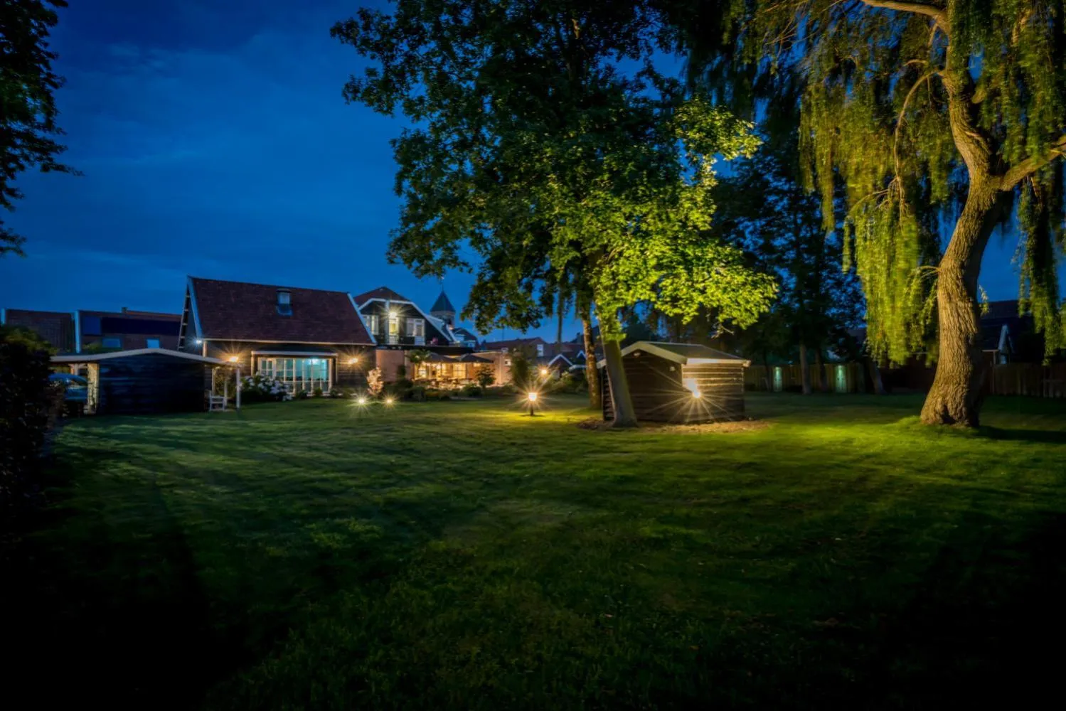 Garden in Hotel-Restaurant van der Weijde