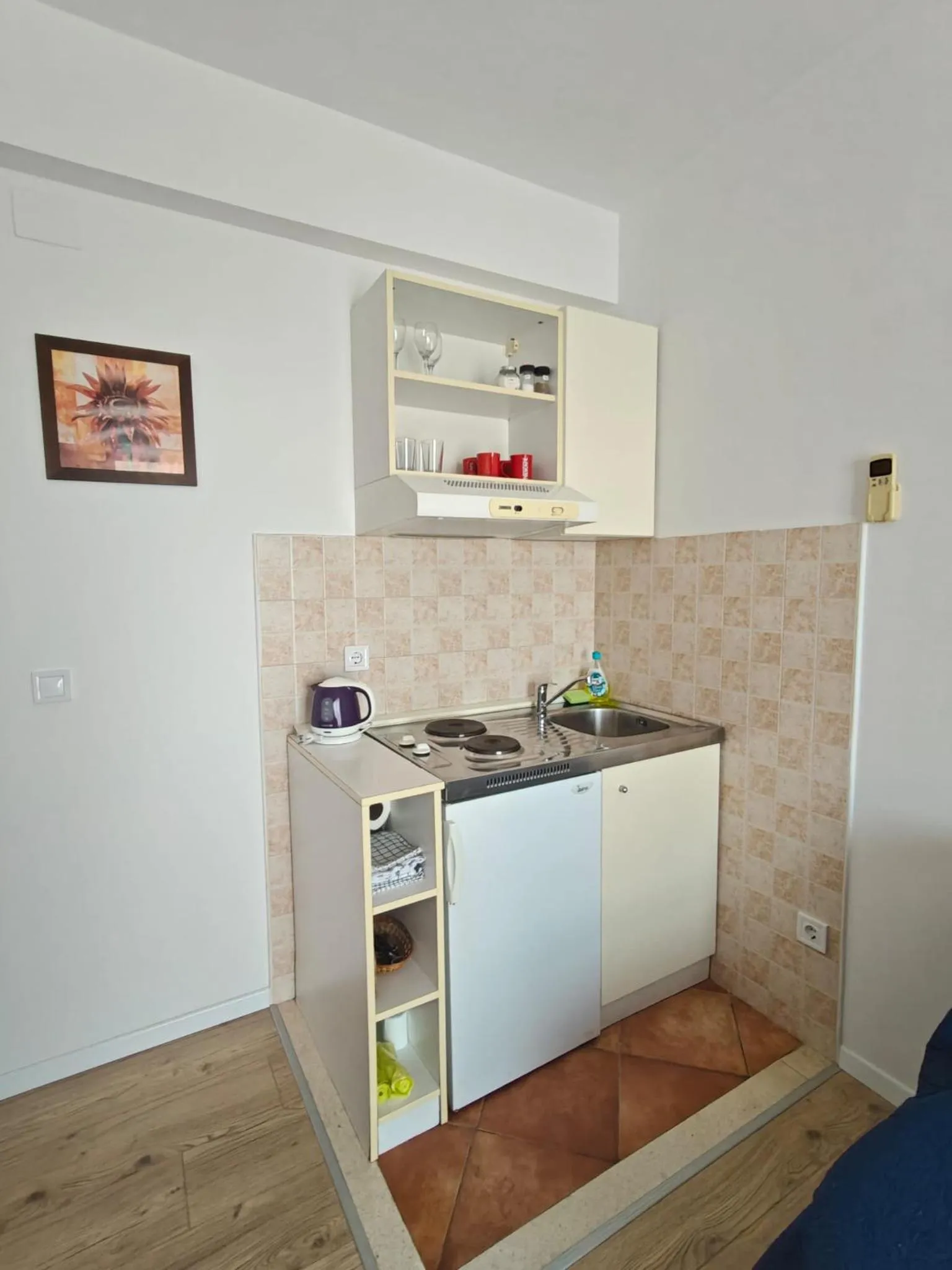 kitchen in Apartments Miljas