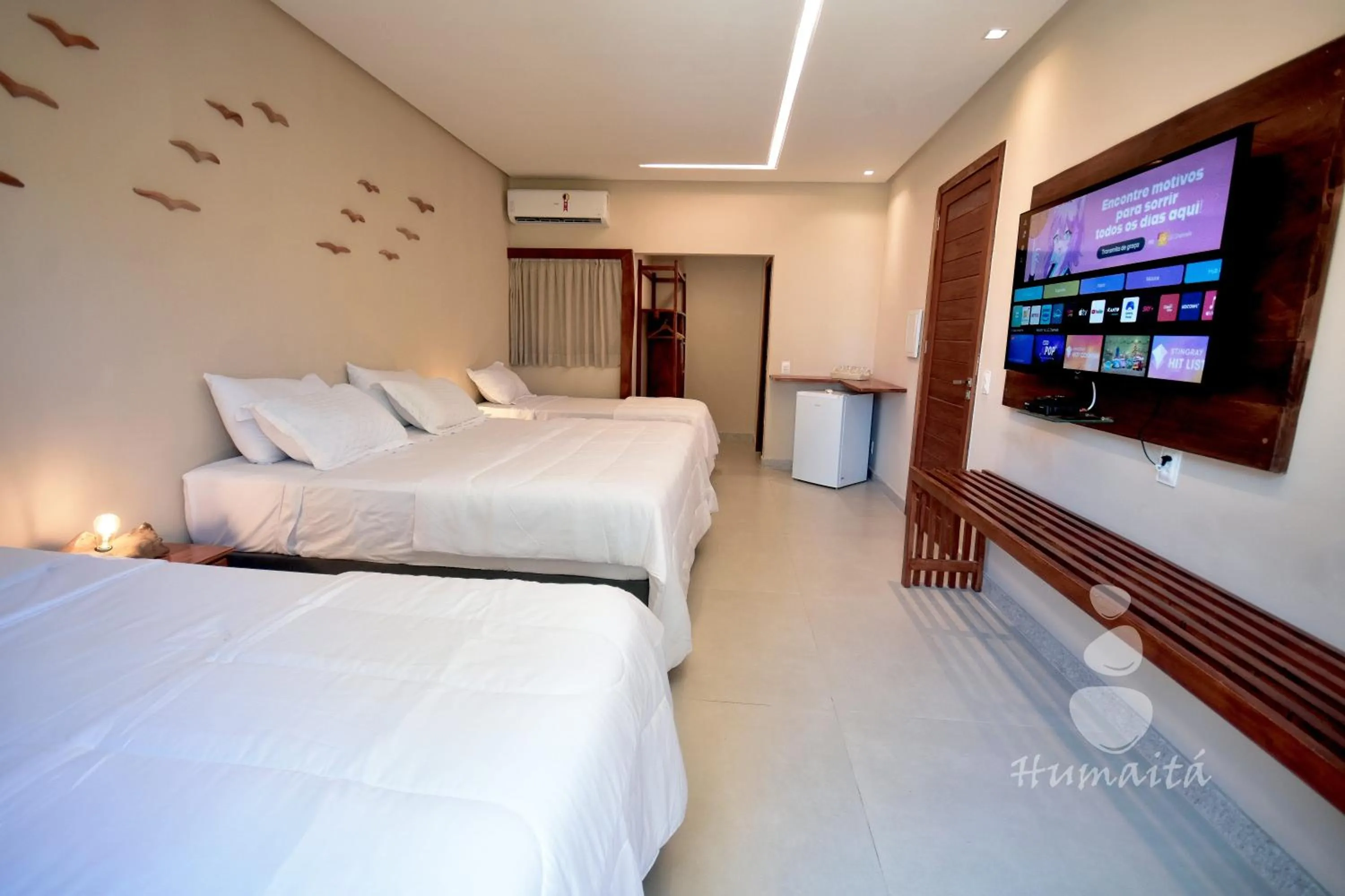 Photo of the whole room, Bed in Pousada Humaitá