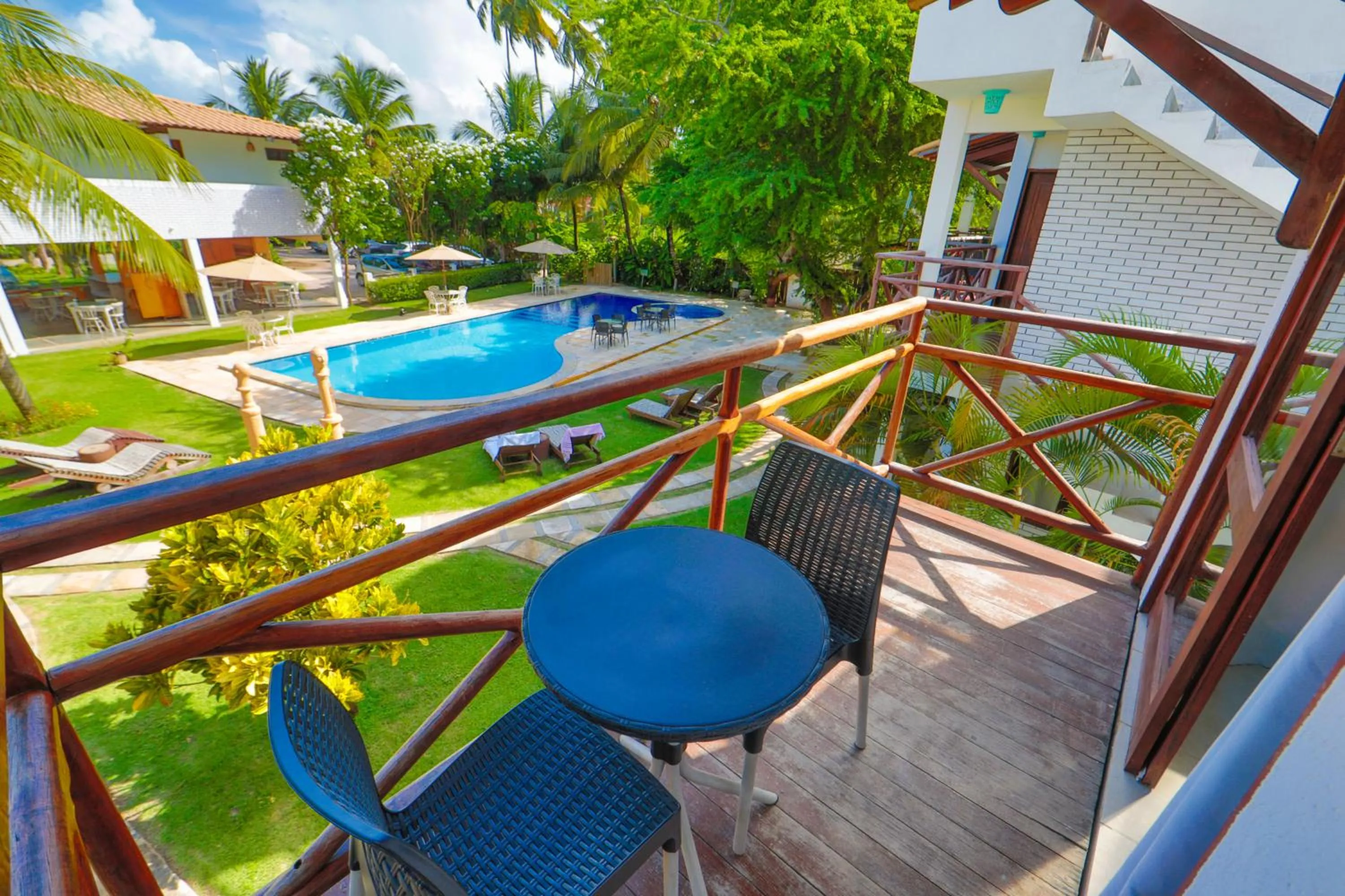 Balcony/Terrace in Pousada Humaitá