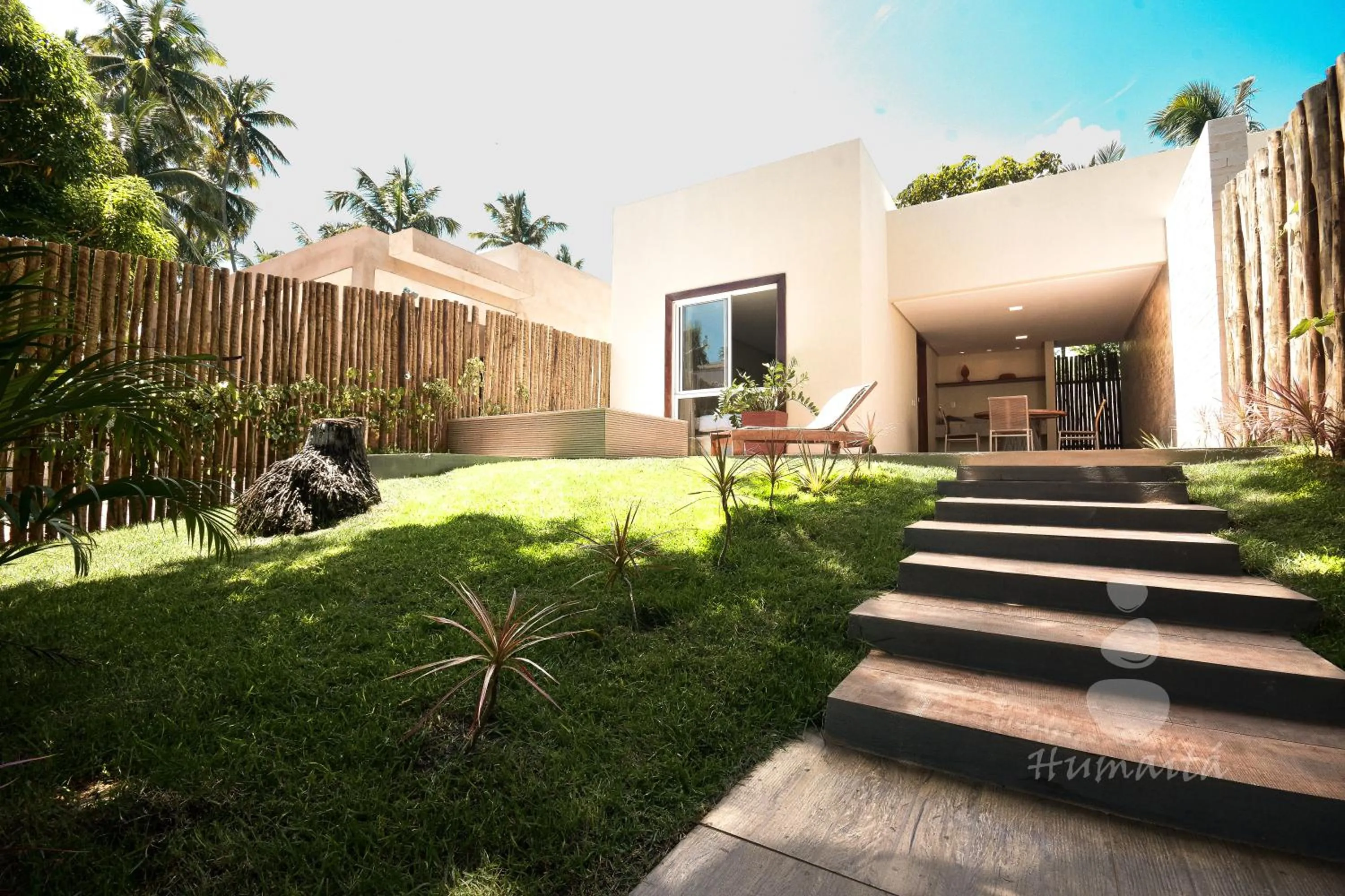 Garden view in Pousada Humaitá