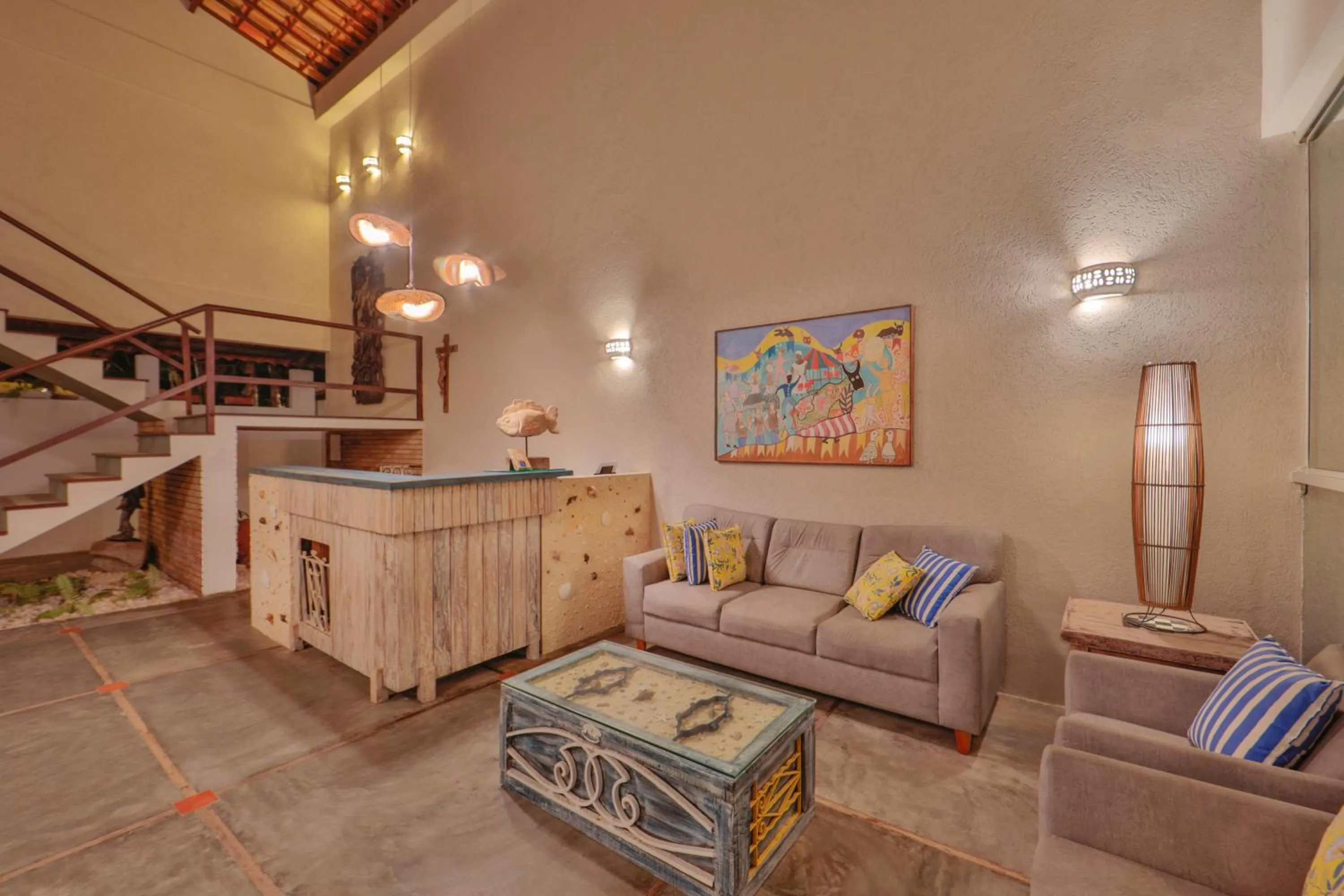 Lobby or reception in Pousada Humaitá