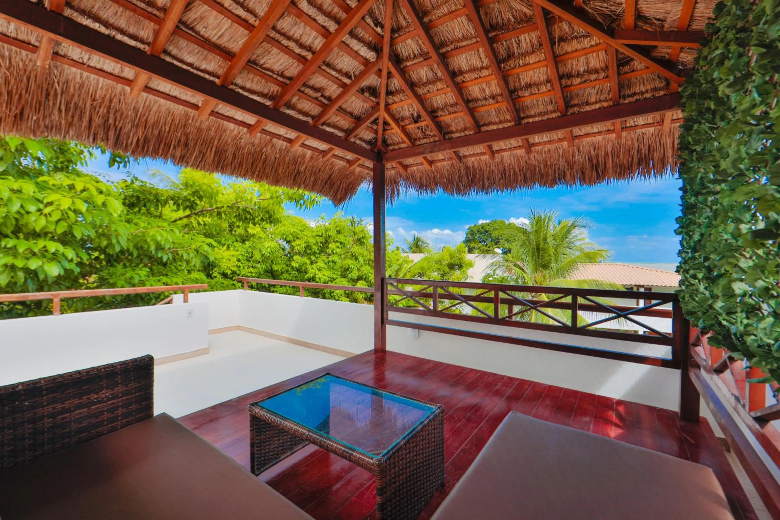 Balcony/Terrace in Pousada Humaitá