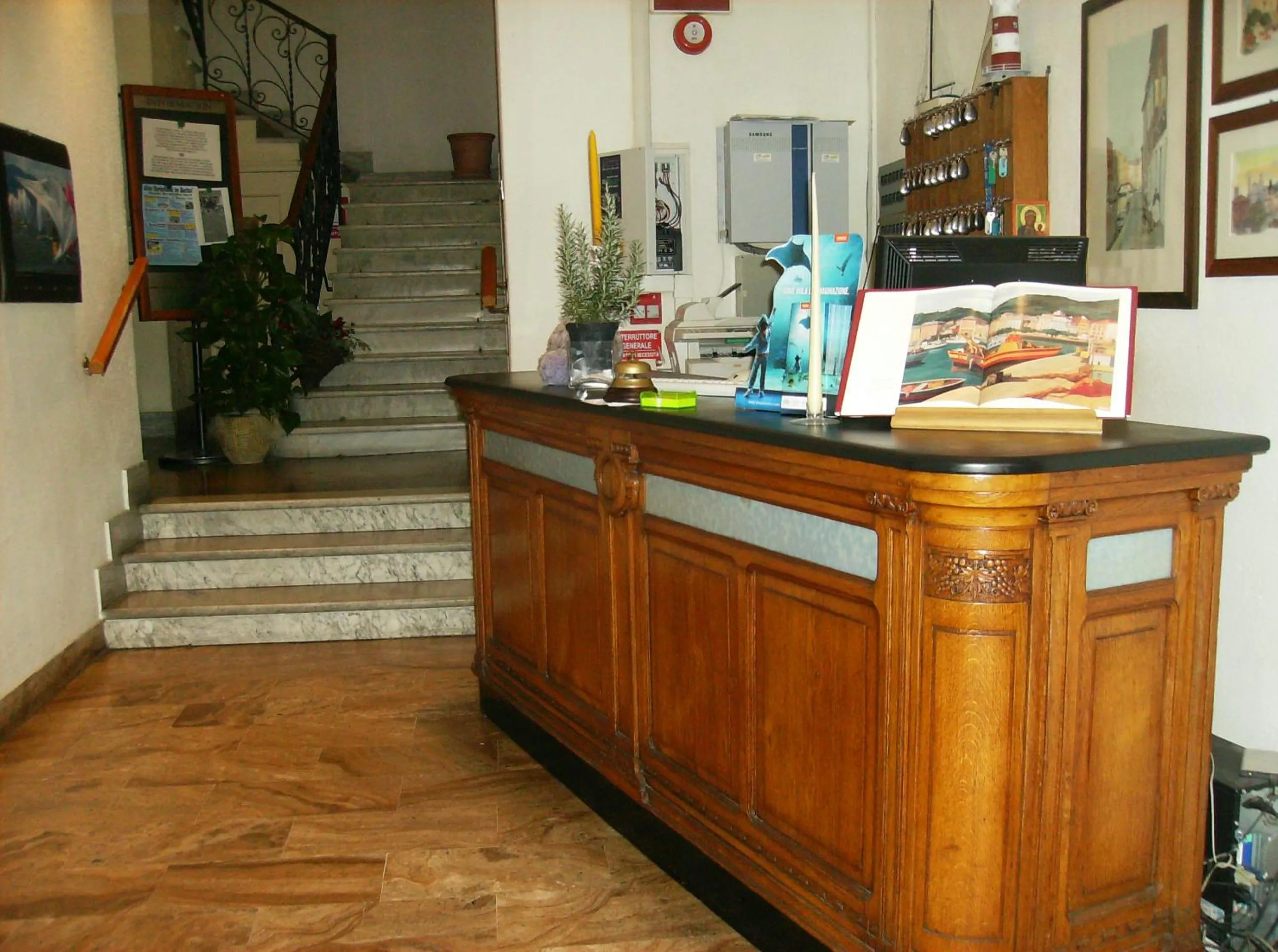 Lobby or reception in Hotel Miramare