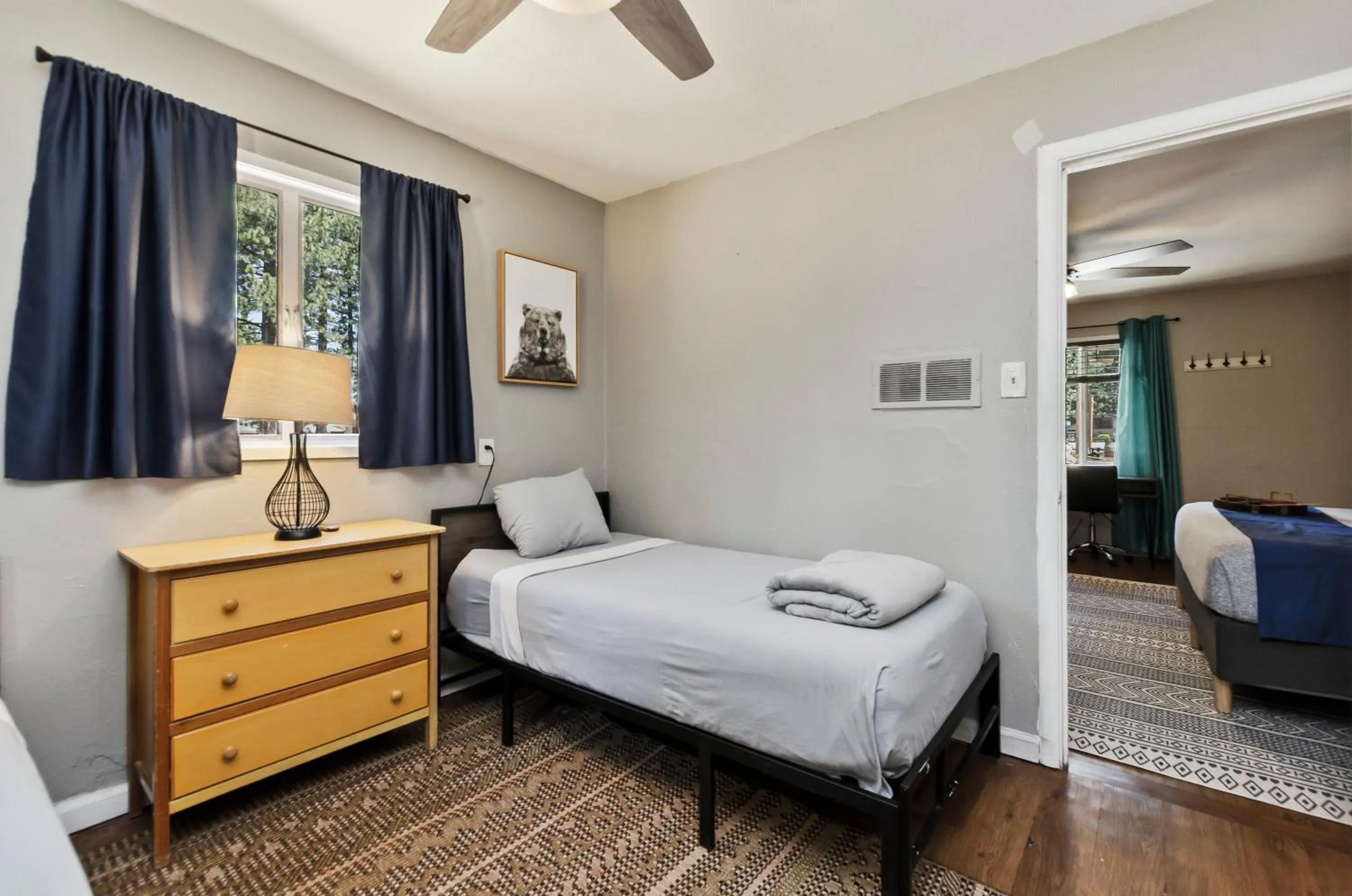 Bed in Playpark Lodge