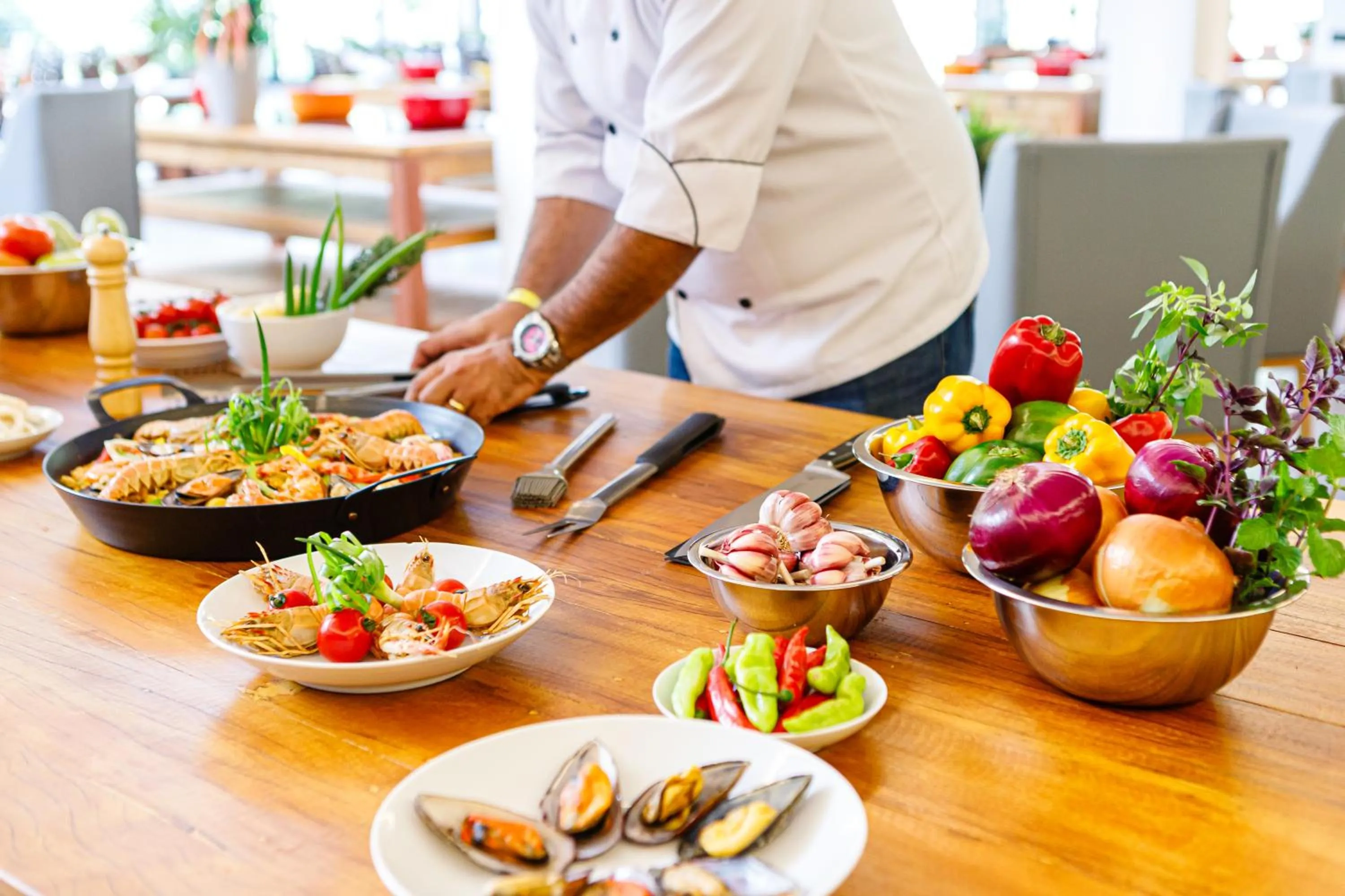 Meals in Vale Suíço Resort