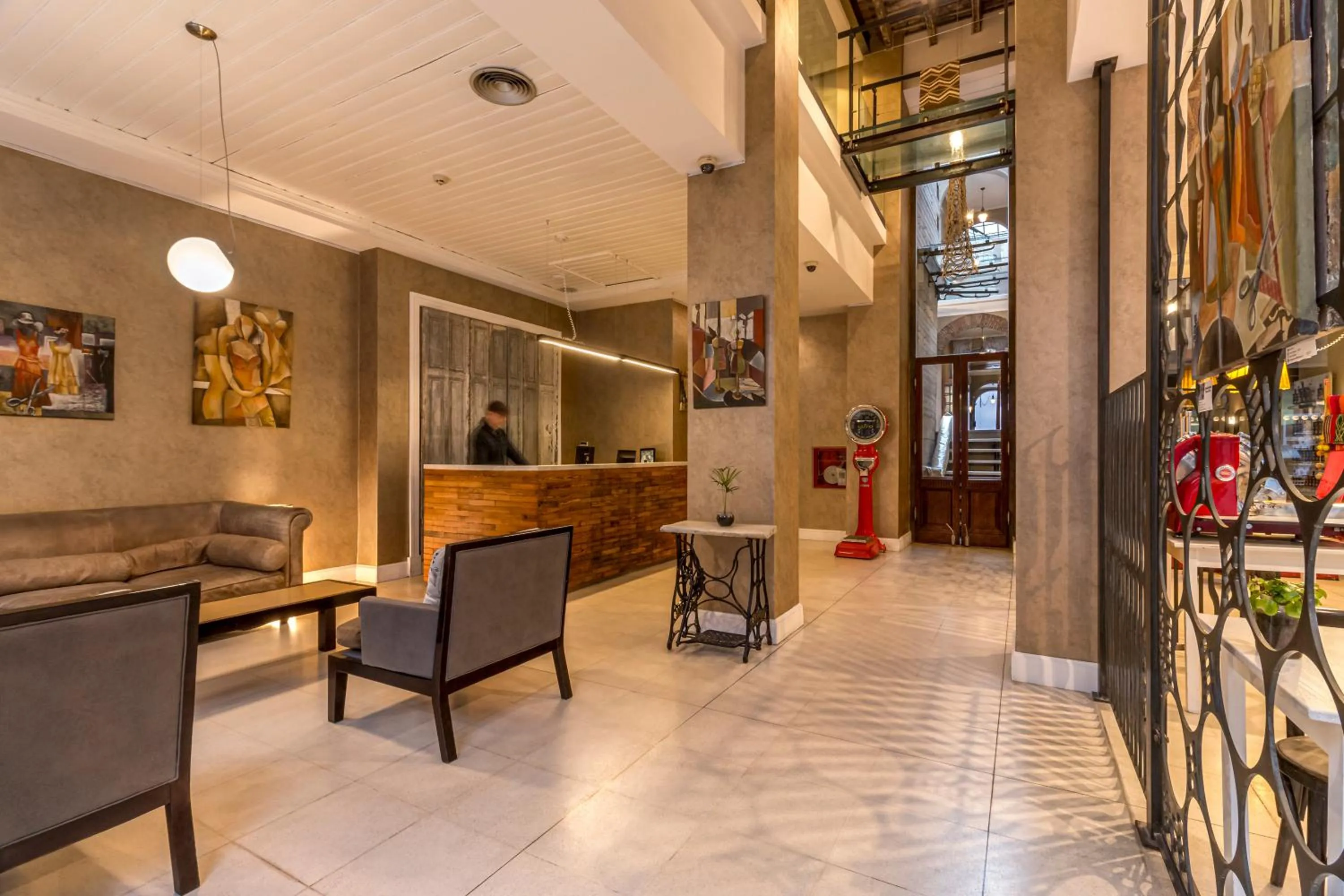 Lobby or reception in Patios de San Telmo