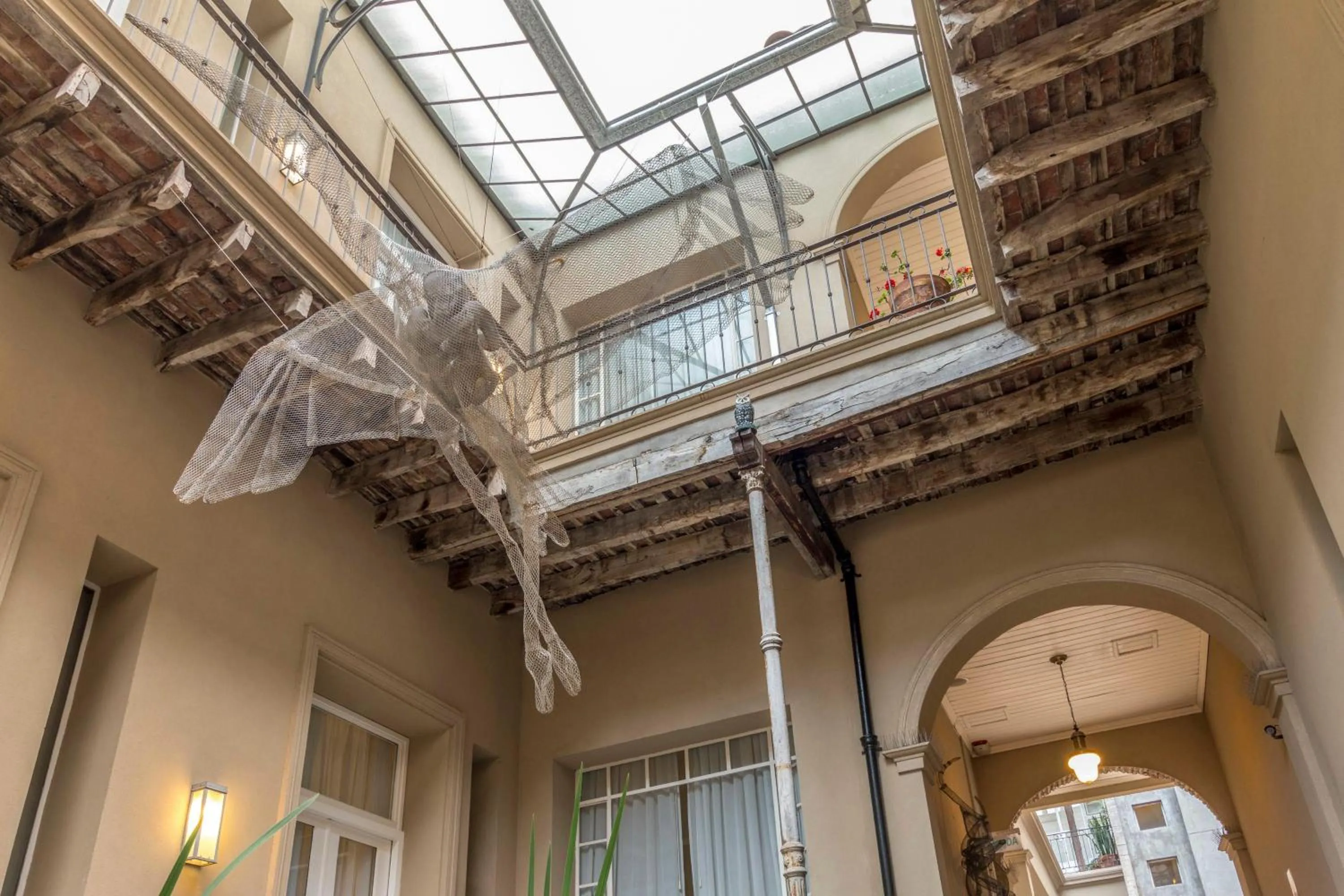 Inner courtyard view in Patios de San Telmo