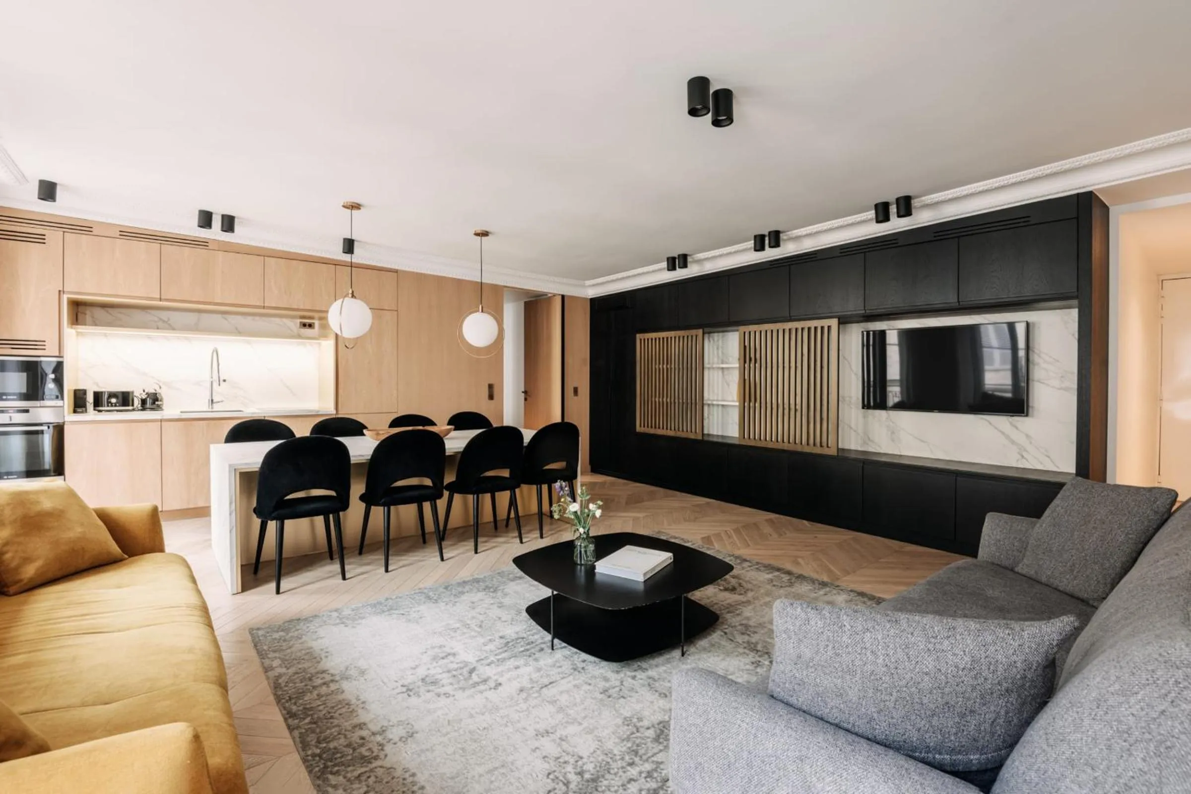 Living room in HIGHSTAY - Luxury Serviced Apartments - Place Vendôme