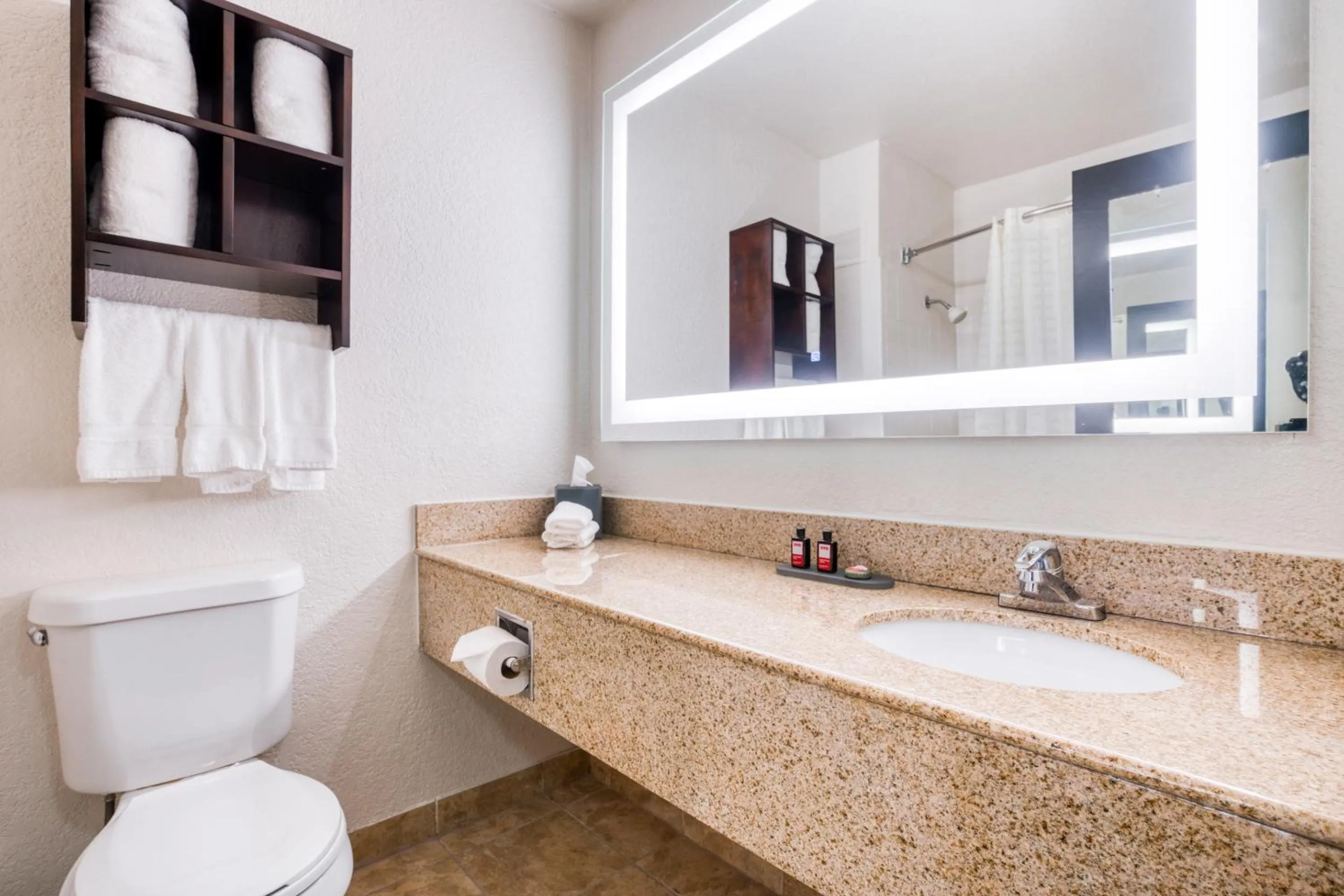 Bathroom in Alexis Hotel & Banquets Dallas Park Central Galleria
